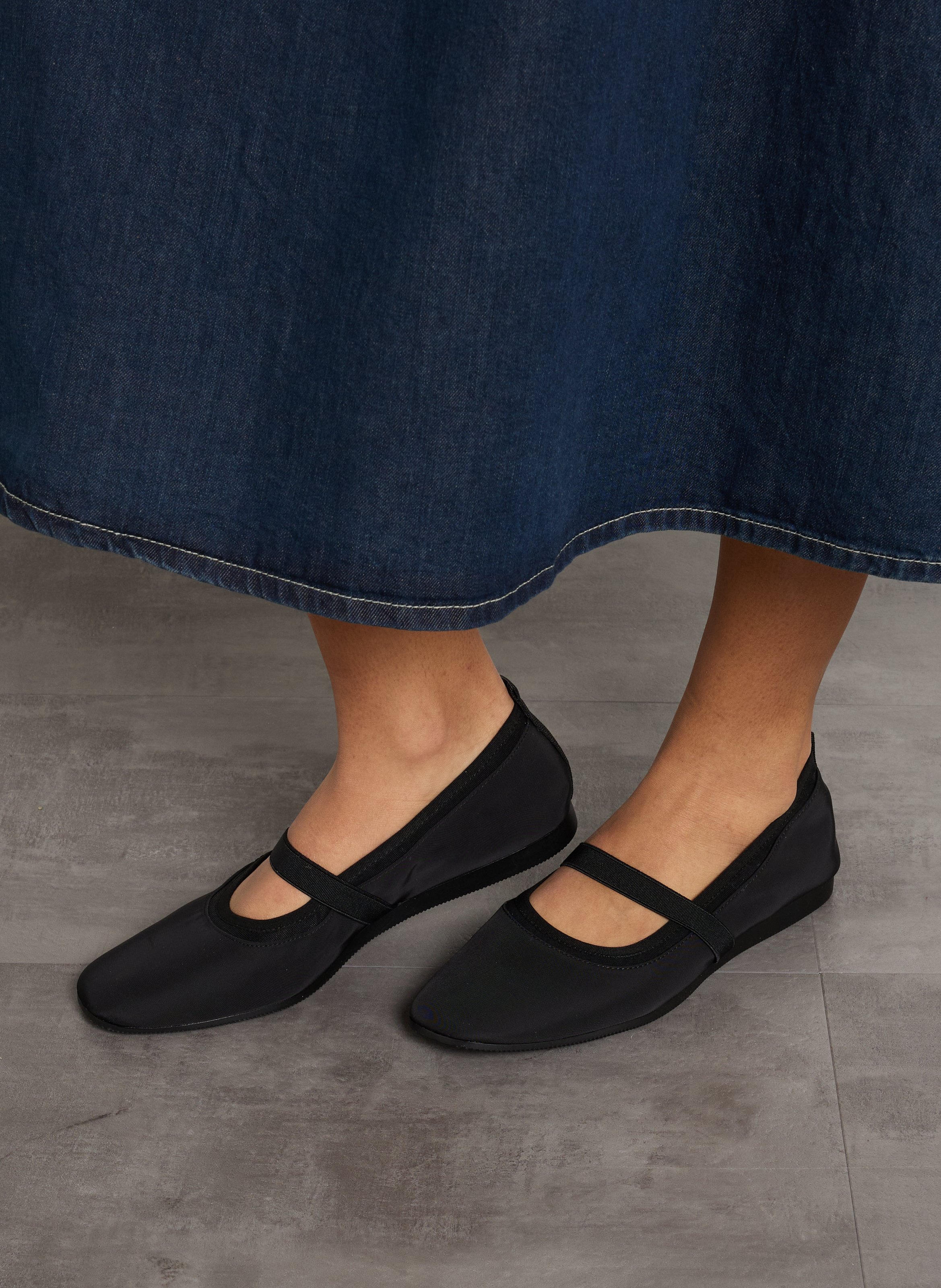 Ballerines à bout carré VAGABOND Noir