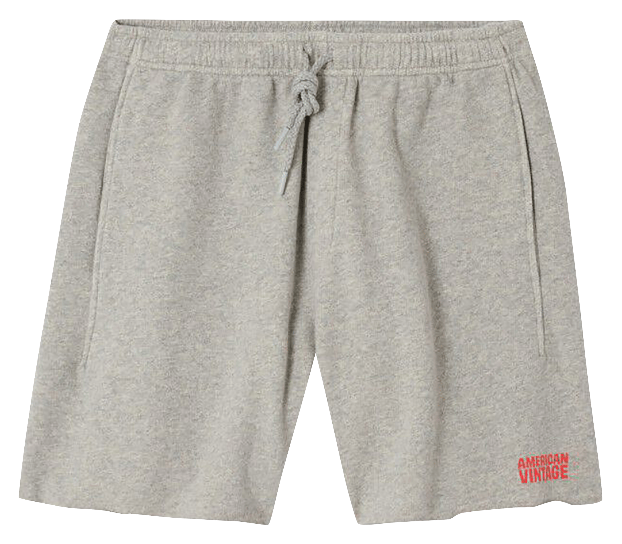 Straight-leg organic cotton-blend shorts AMERICAN VINTAGE Grey