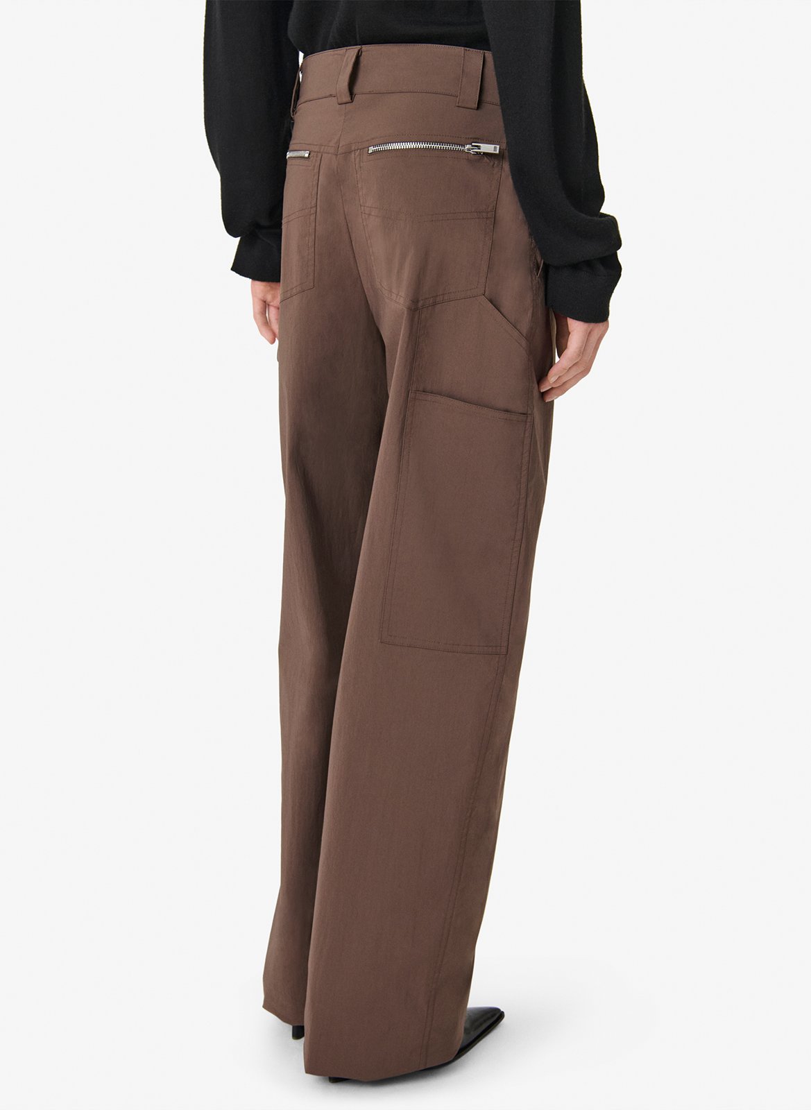 Wide-leg pants IRO Brown