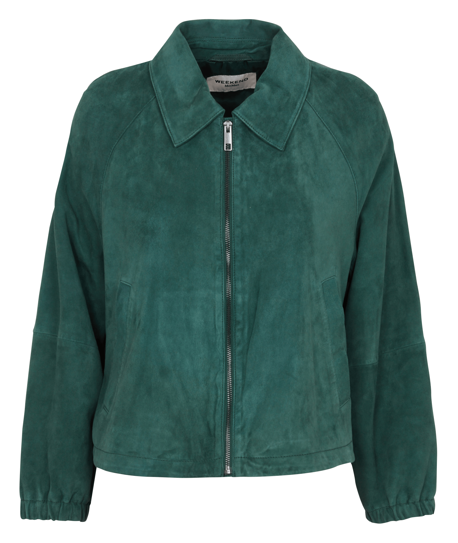 Gewachste Wildlederjacke MAX MARA WEEK END Grun