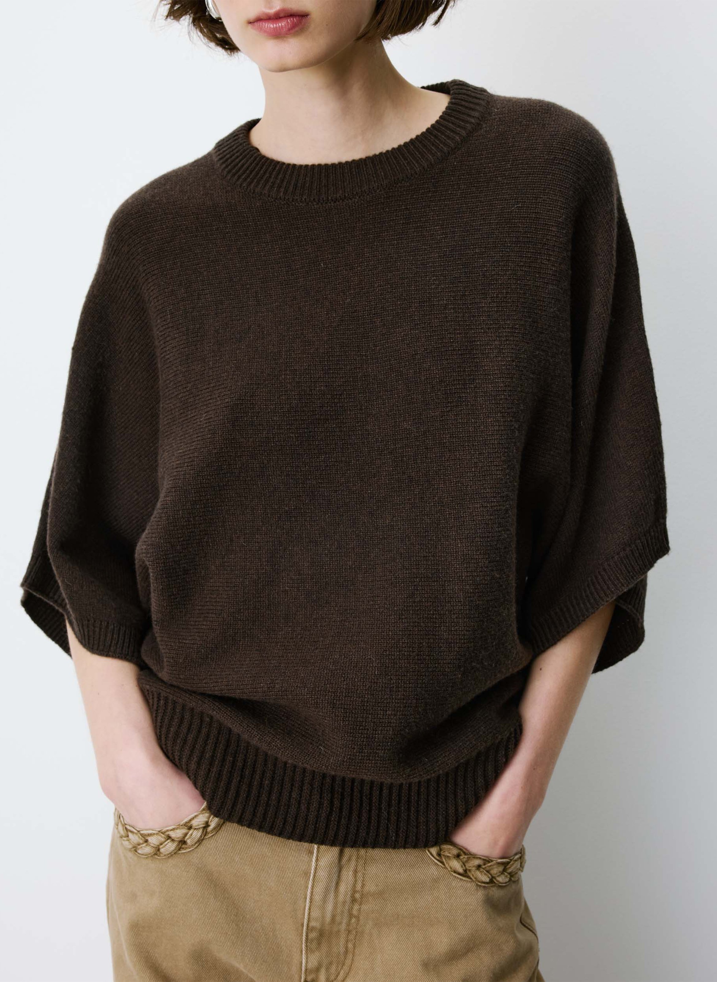 Pull oversize col rond GRACE ET MILA