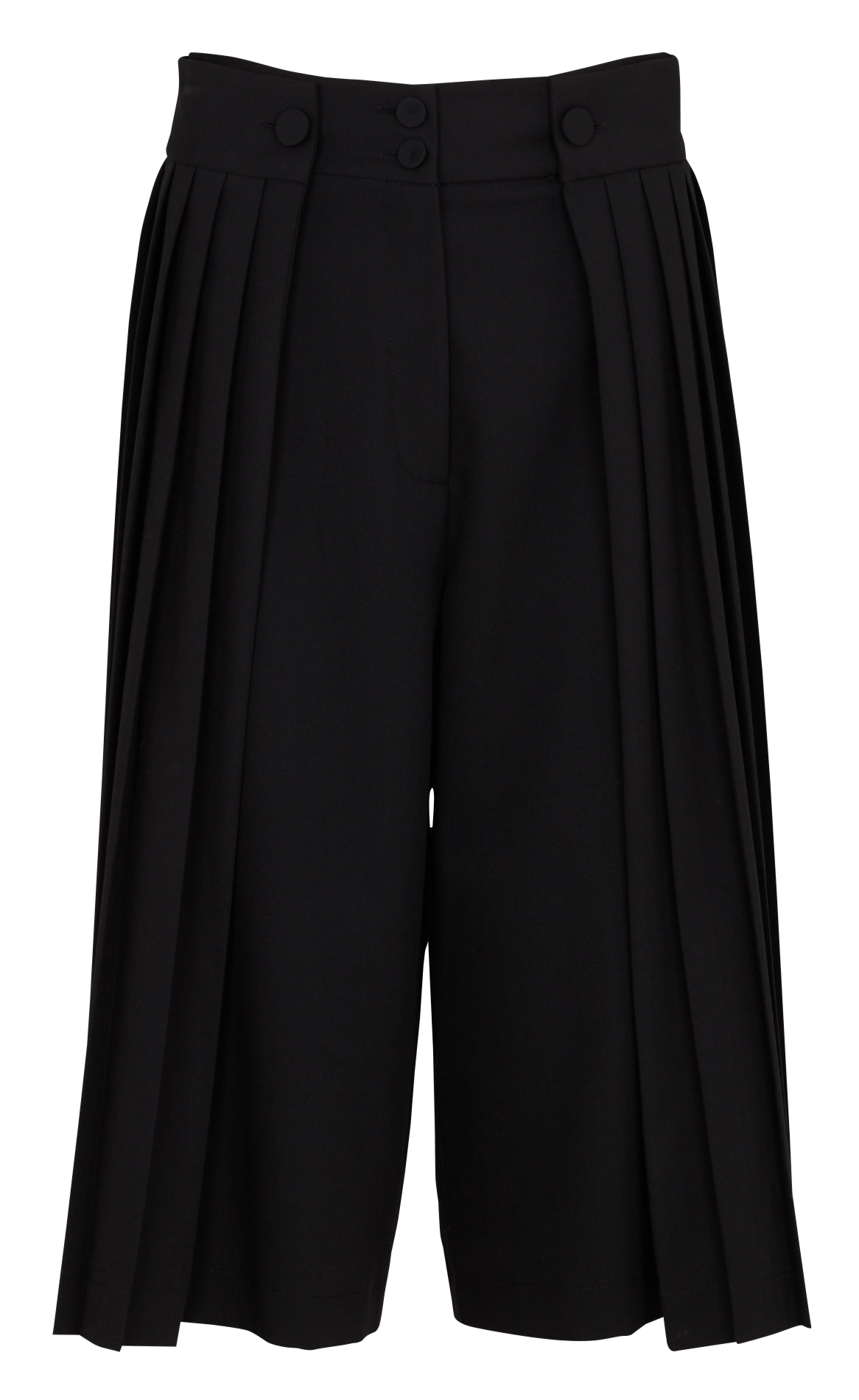 Pantalon jupe culotte plissé IMPERIAL Noir