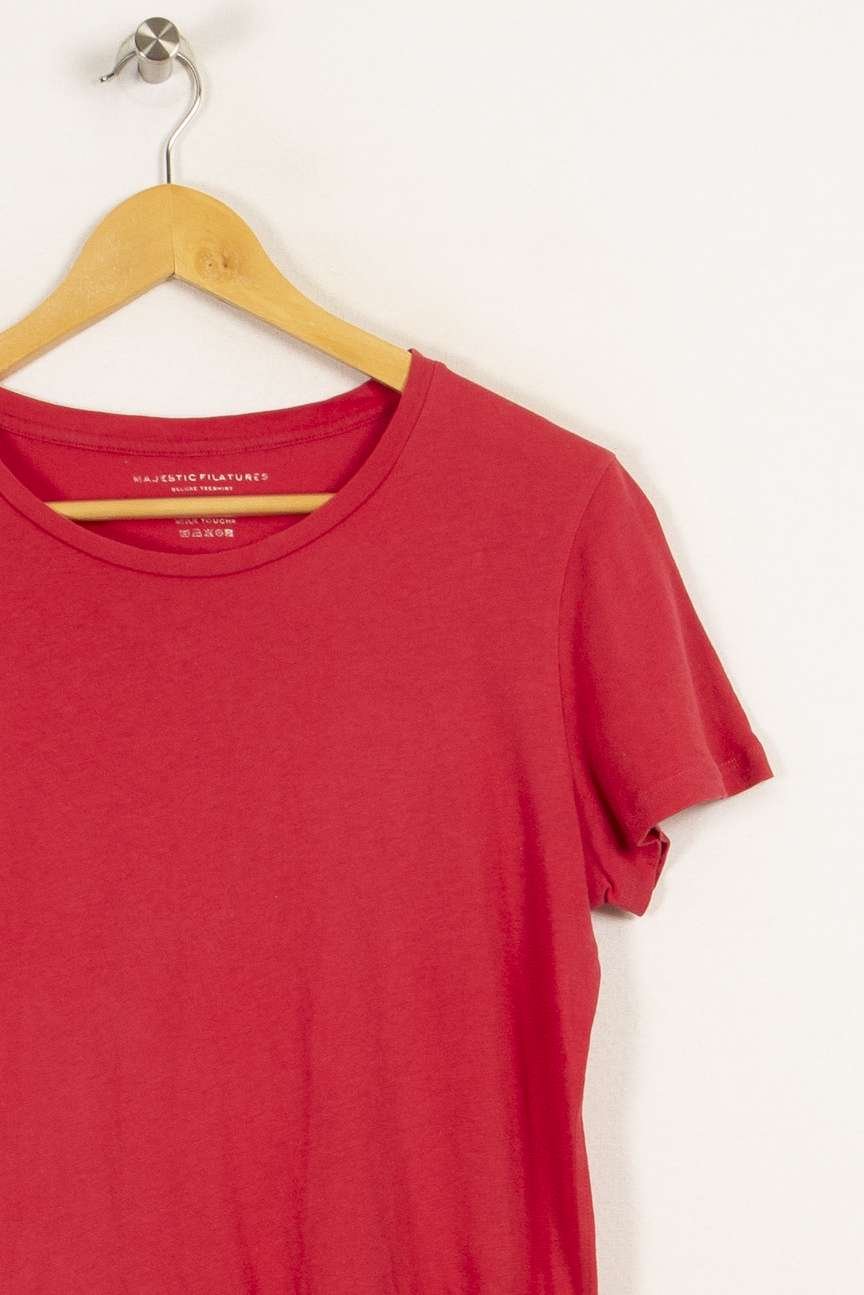Top & tank top MAJESTIC FILATURES - SECONDE MAIN Red