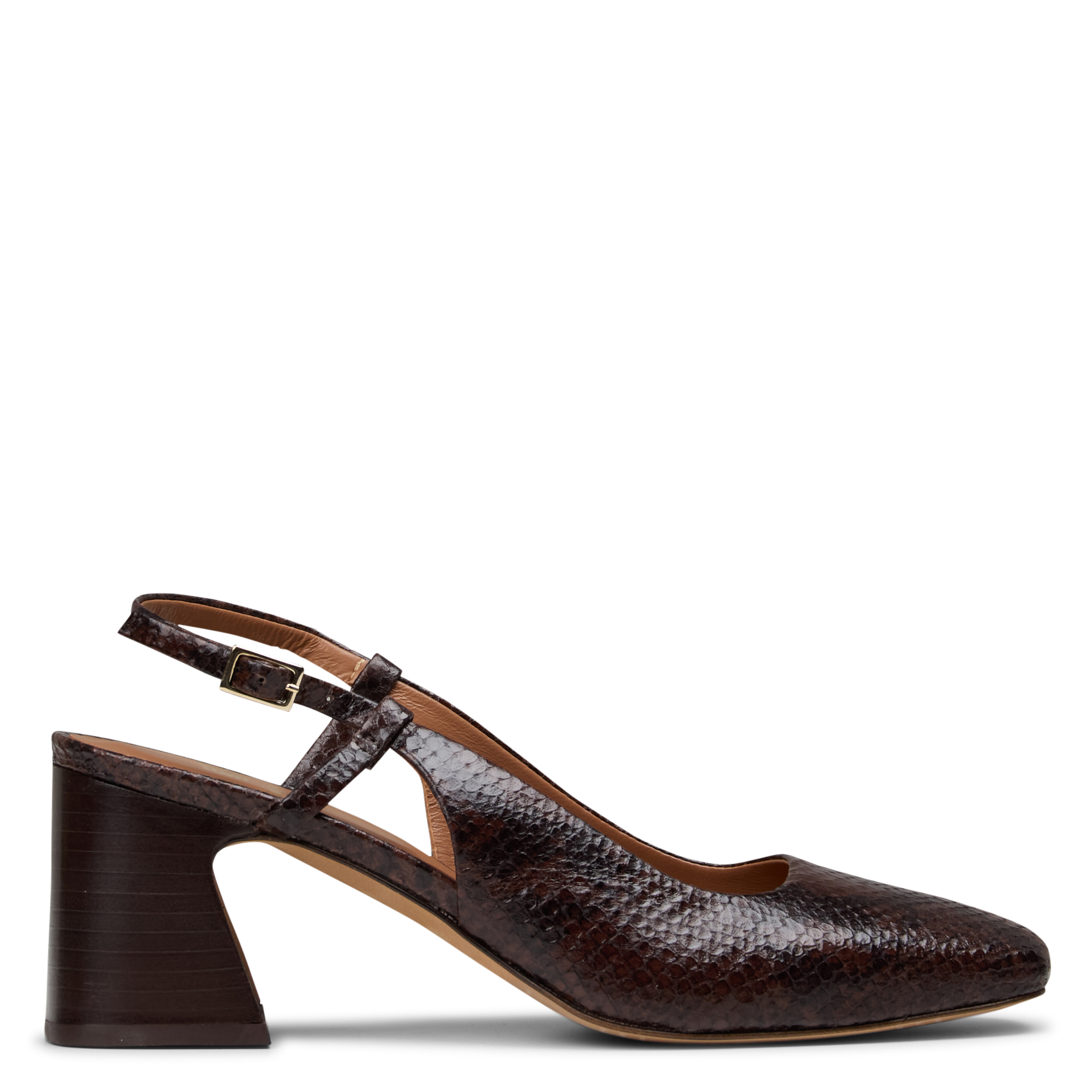 Patent leather slingbacks pumps BOBBIES