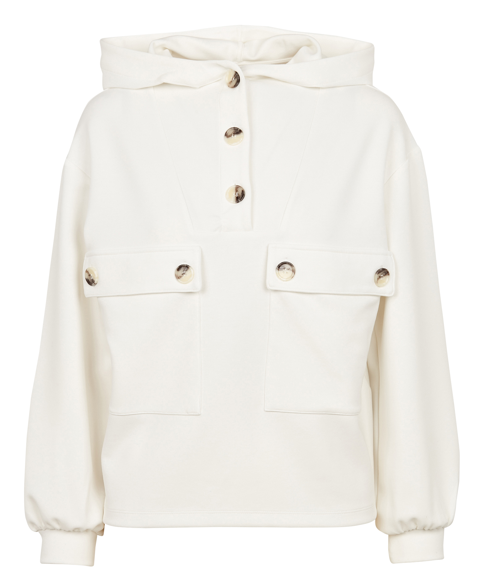 Sweat-shirt ample à capuche  MAISON 123 Beige