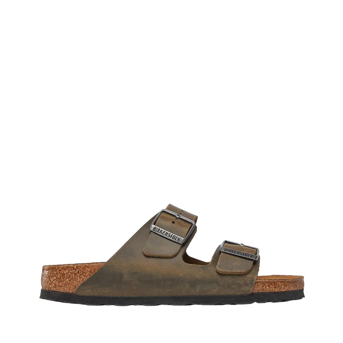 Faux leather sandals BIRKENSTOCK Khaki