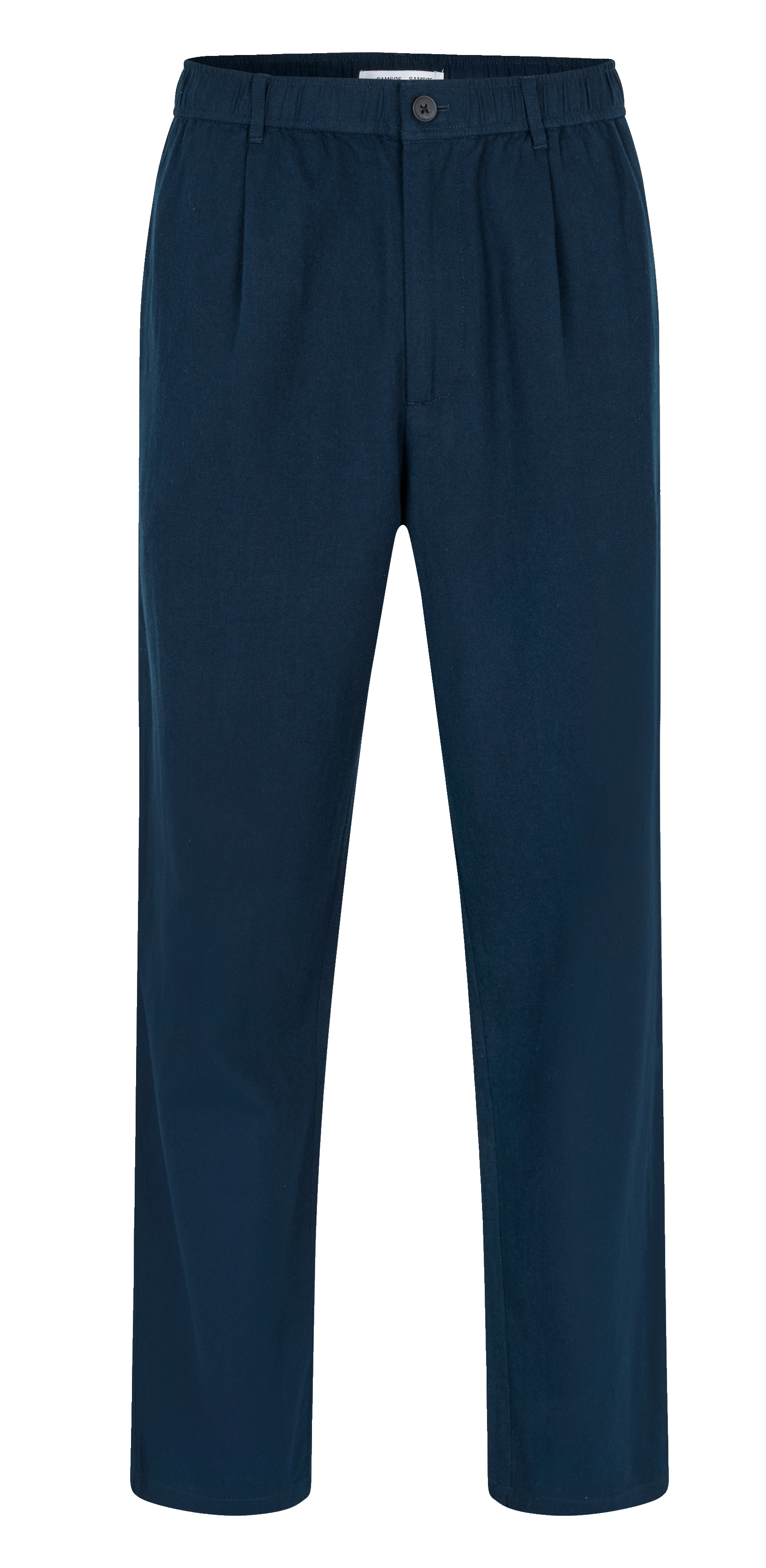 Straight wool trousers SAMSOE SAMSOE Blue