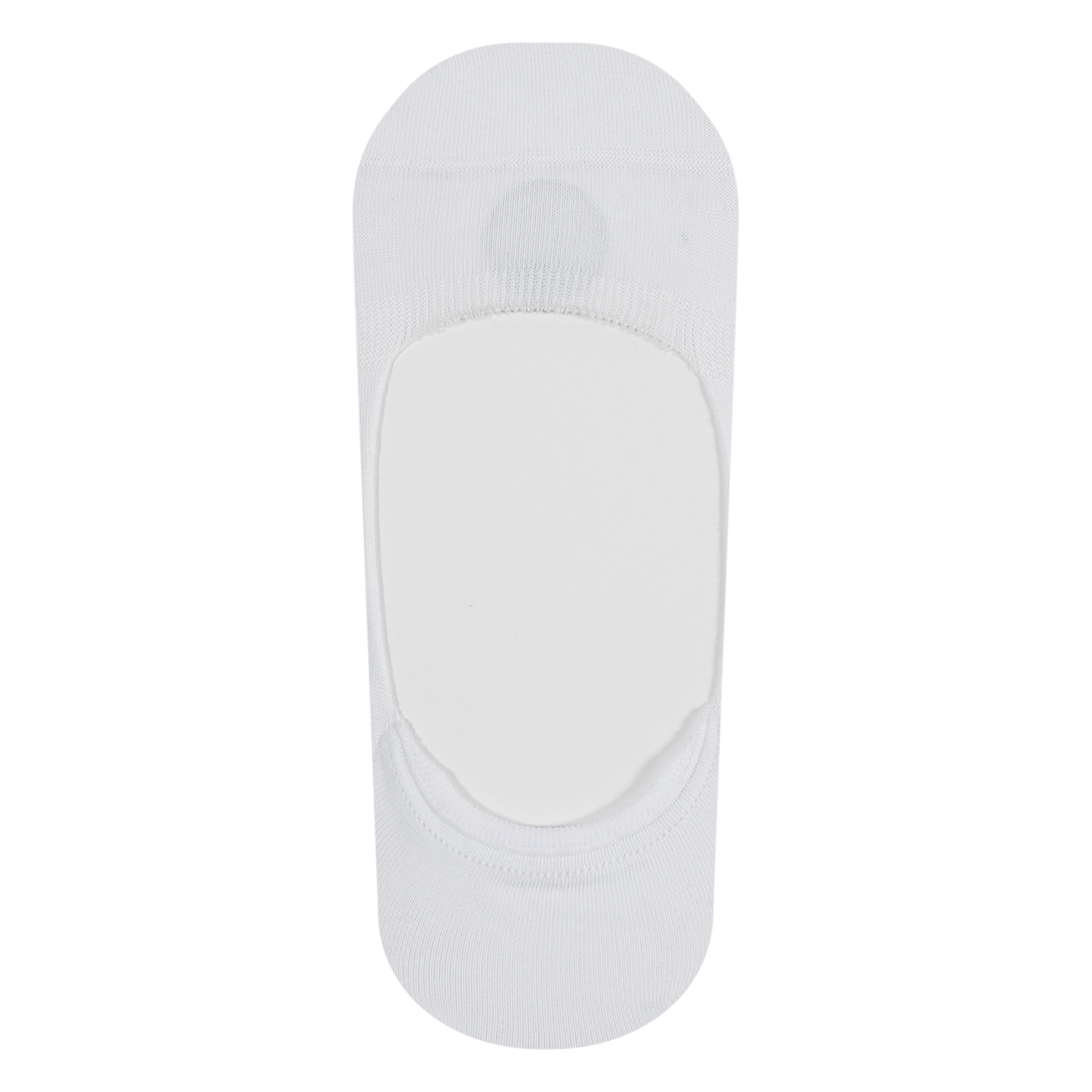 Set of 2 pairs of invisible socks in blended cotton BLEUFORET White