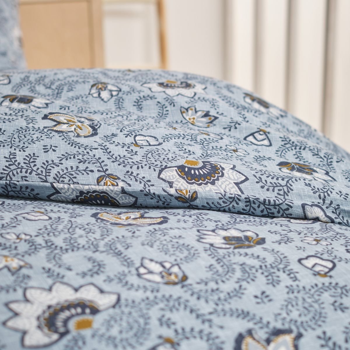 Printed cotton bed set TODAY LINGE DE MAISON Green