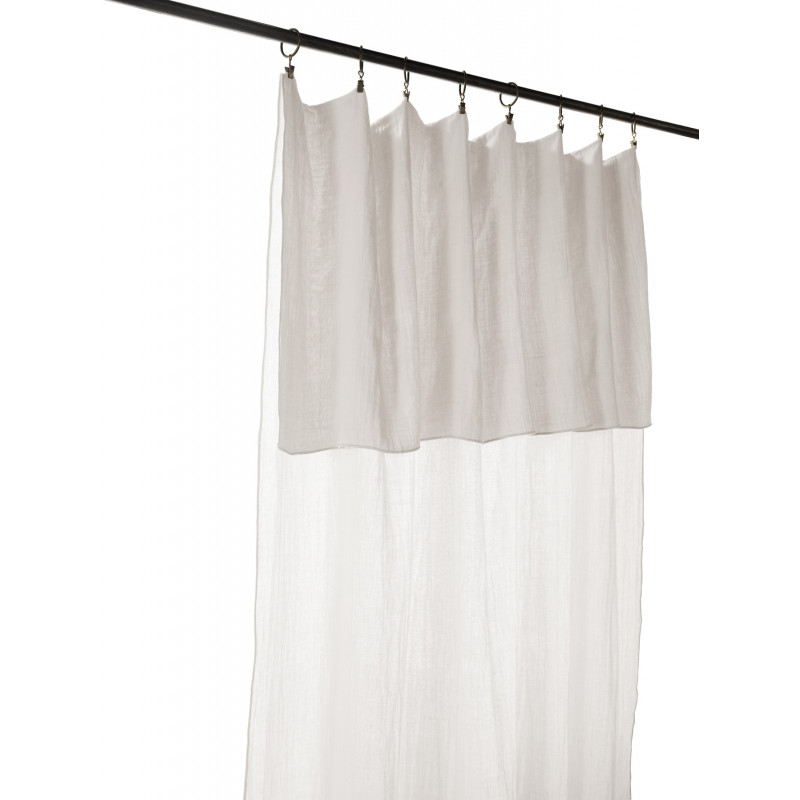 Blackout and Thermal Curtains L'EFFET PAPILLON White