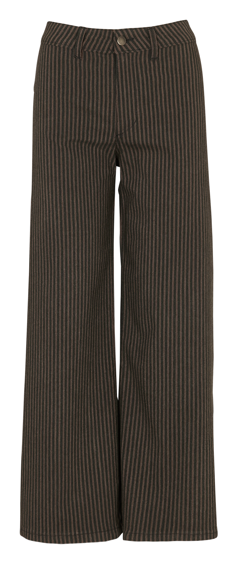 Striped wide-leg pants MAISON HOTEL Brown