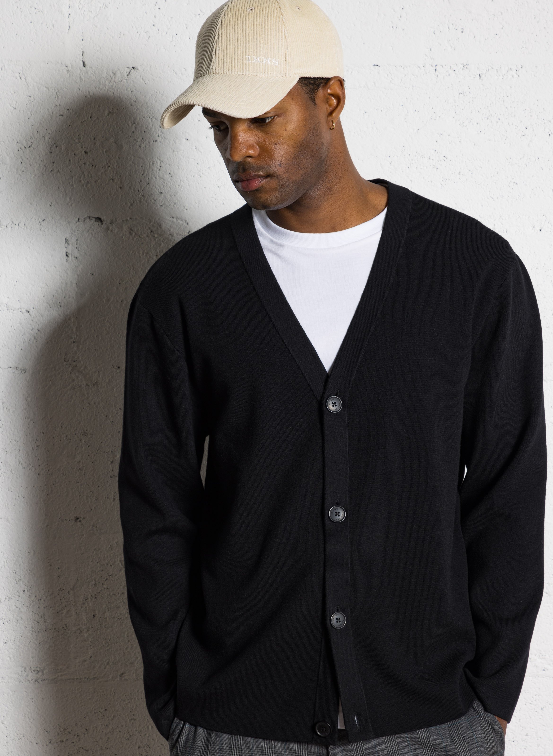 Cardigan mit V-Ausschnitt IKKS Schwarz