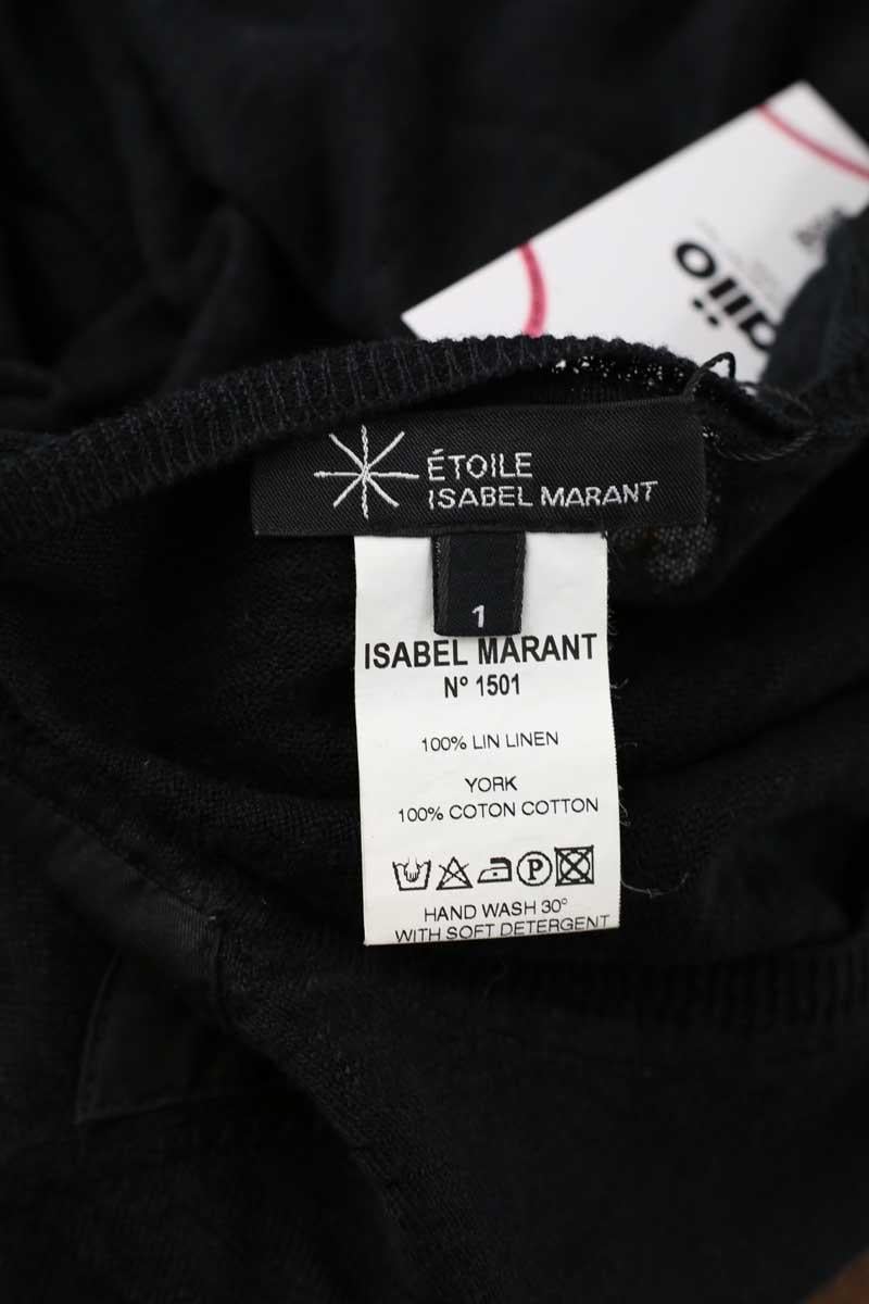Fine-knit sweater ISABEL MARANT ÉTOILE - SECONDE MAIN Black
