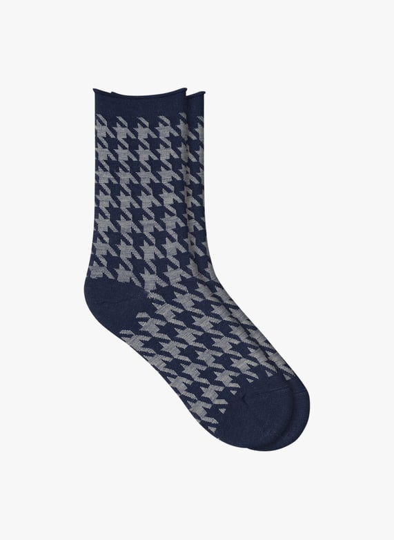 Chaussettes en laine mélangée Bleu Bleuforet Femme Place des