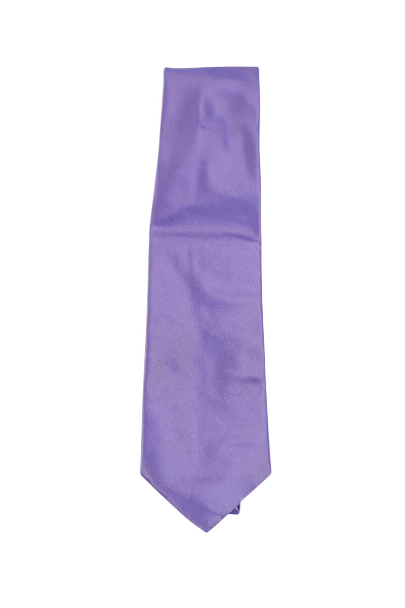 Navelli silk tie KENZO - SECONDE MAIN Purple