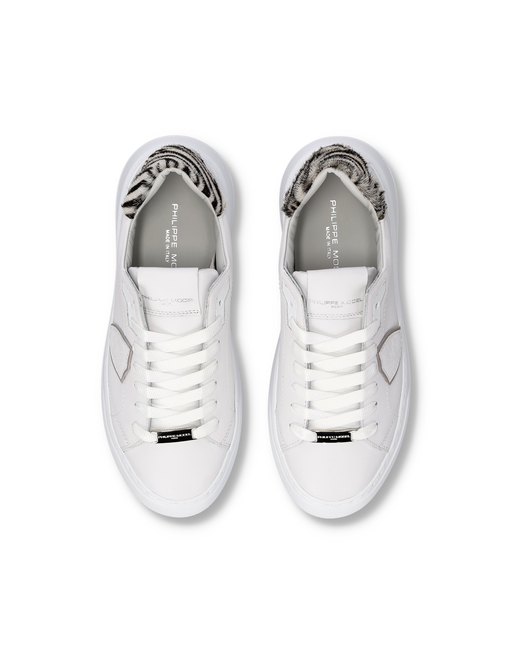 Tennis Temple Sneakers. PHILIPPE MODEL White