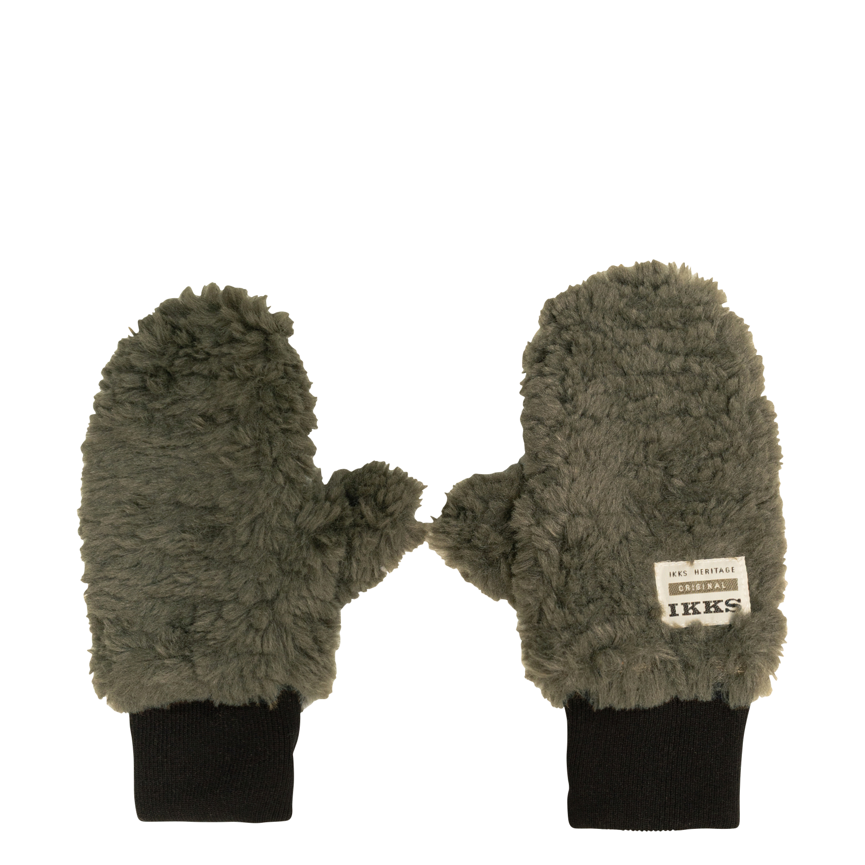 Moufles effet sherpa IKKS JUNIOR Kaki