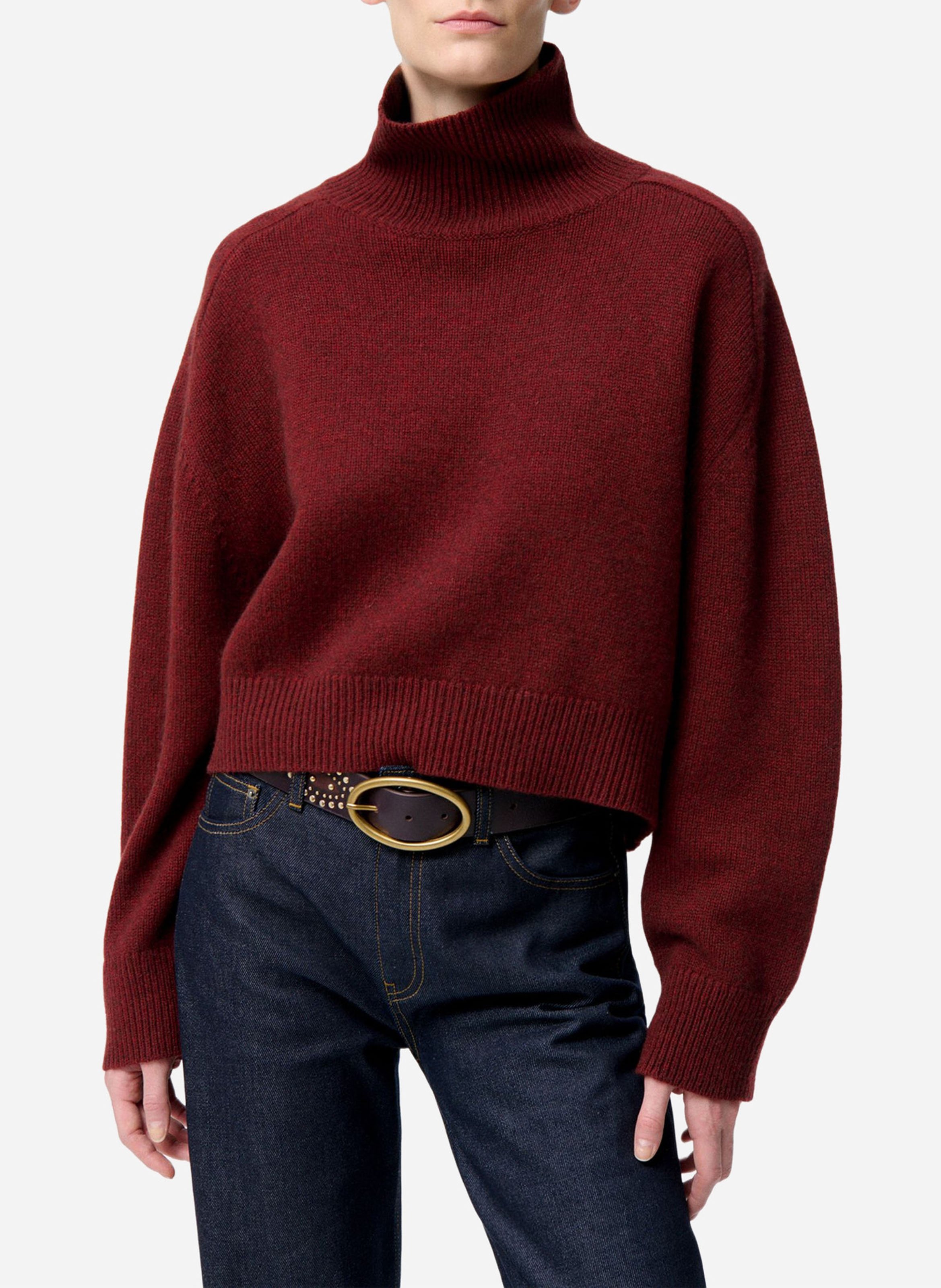 Cropped Rollkragenpullover aus Wolle und Yak-Wolle VANESSA BRUNO