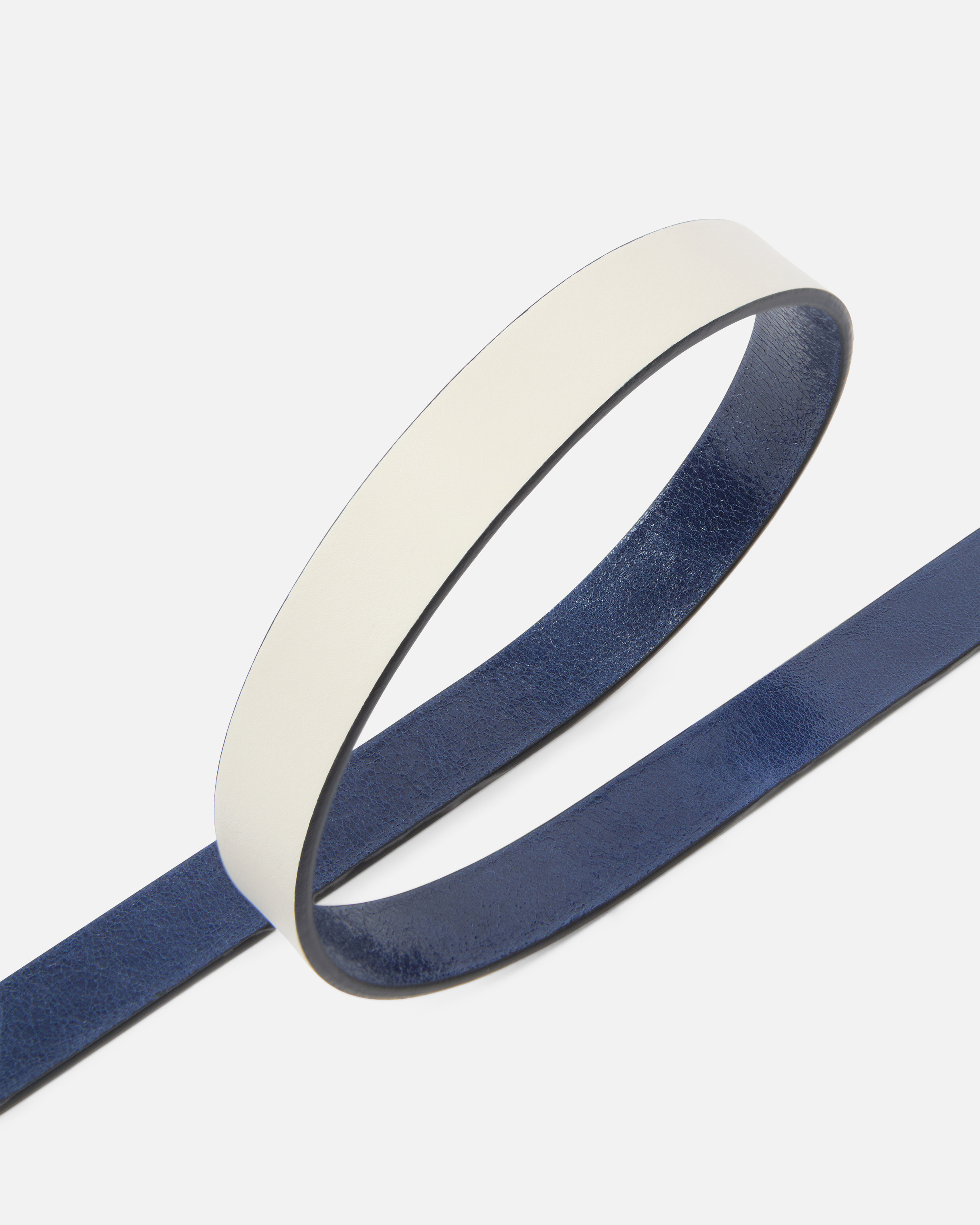 Fine 2 cm reversible leather belt PINKO Multicolored