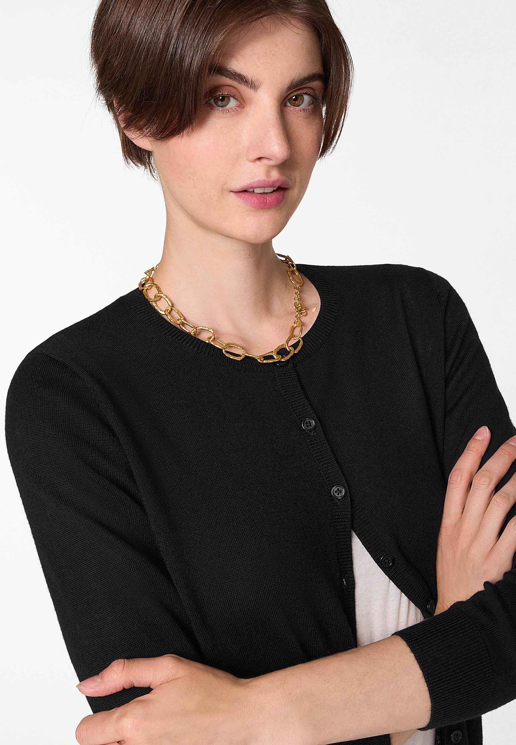 Merino wool cardigan RODIER Black