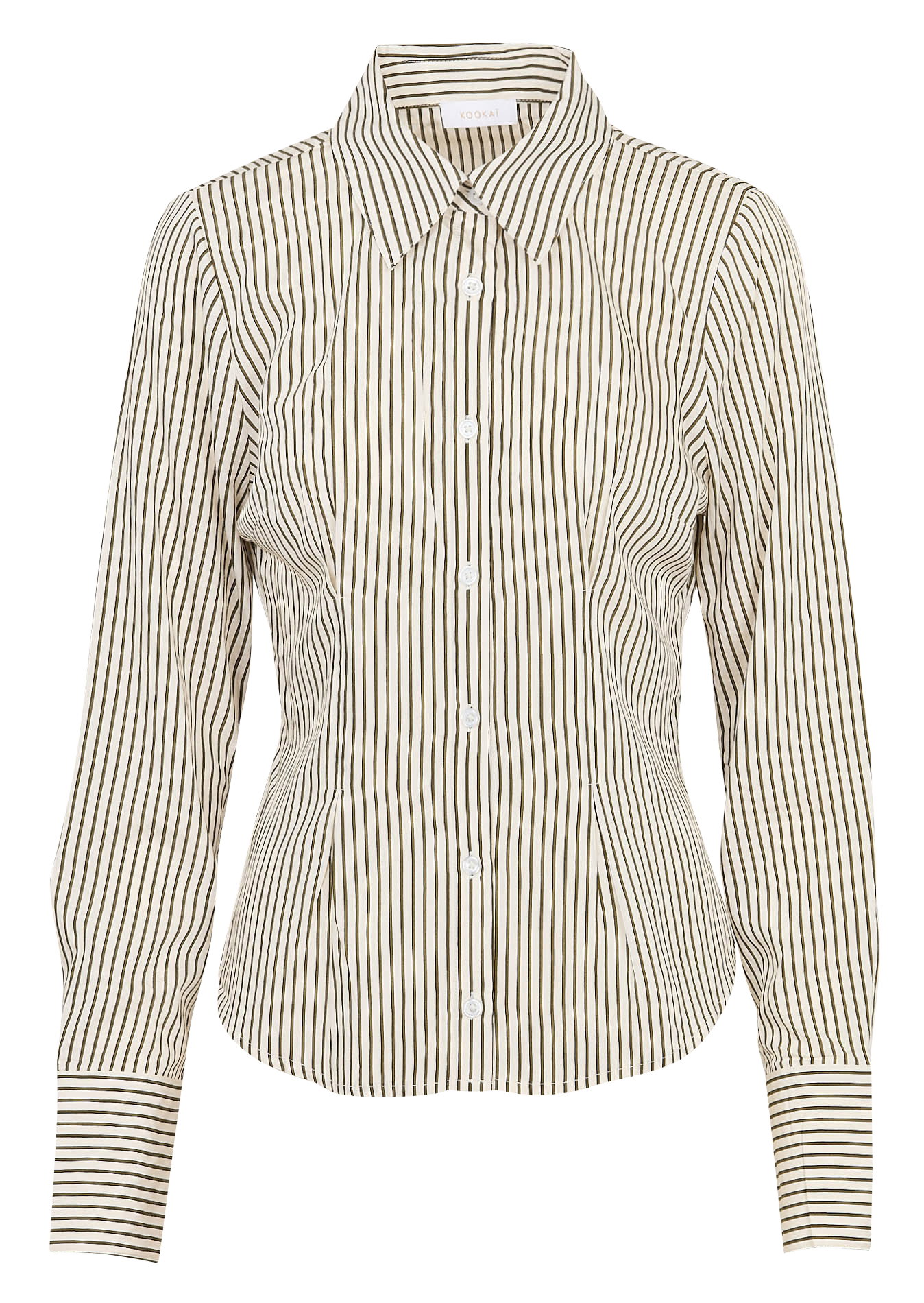 Chemise cintrée à rayures KOOKAI Blanc