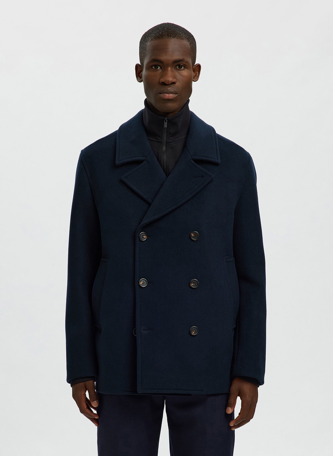 Coat SELECTED Blue