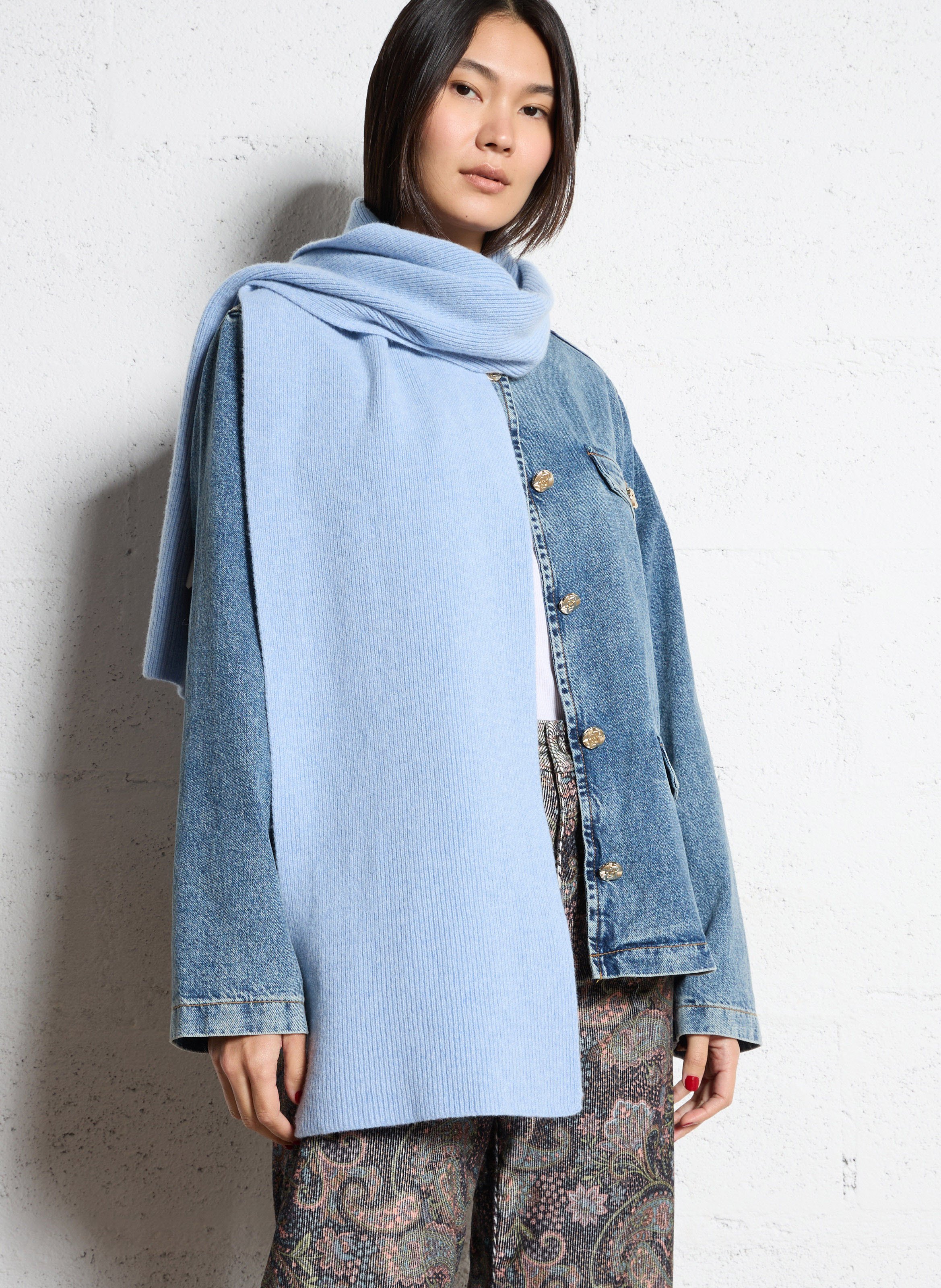 Wool and cashmere blend scarf CEZEMBRE