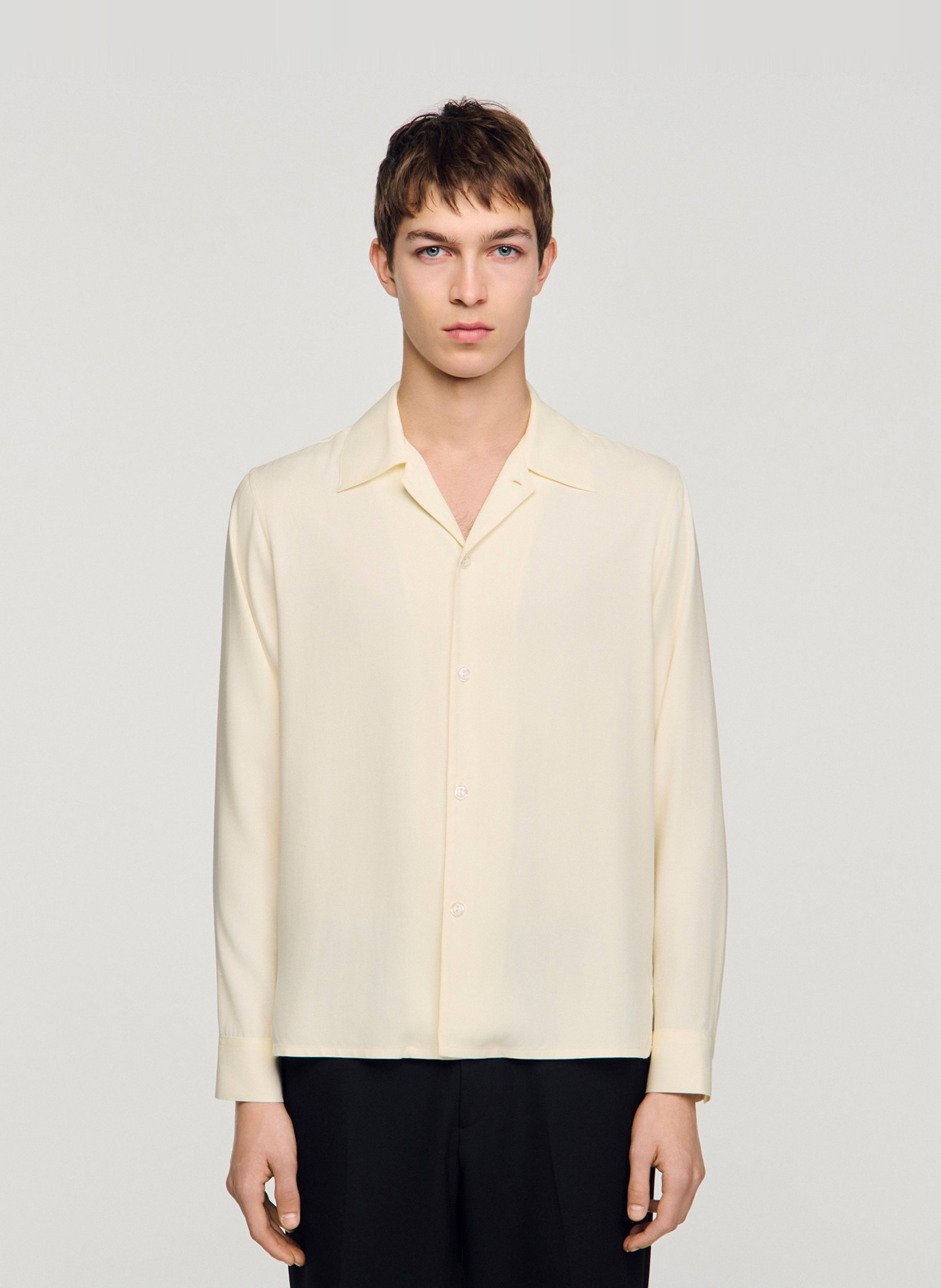 Soepelvallende regular-fit blouse SANDRO