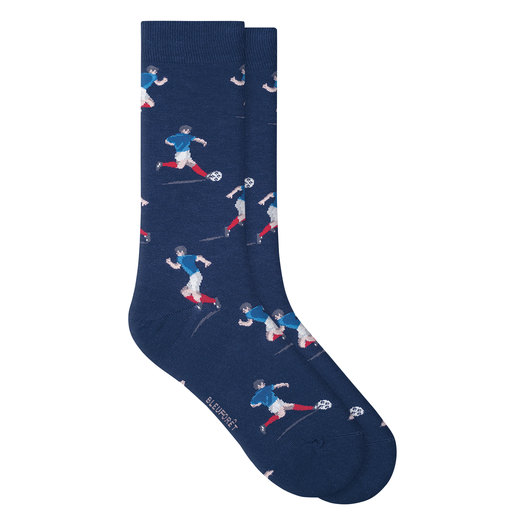 Katoenen sokken met print BLEUFORET Blauw