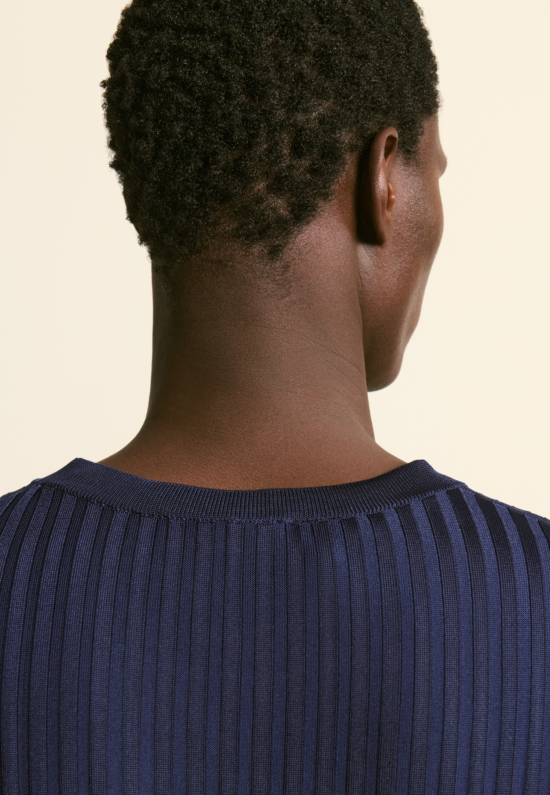 Light yarn T-shirt MAISON MONTAGUT Blue