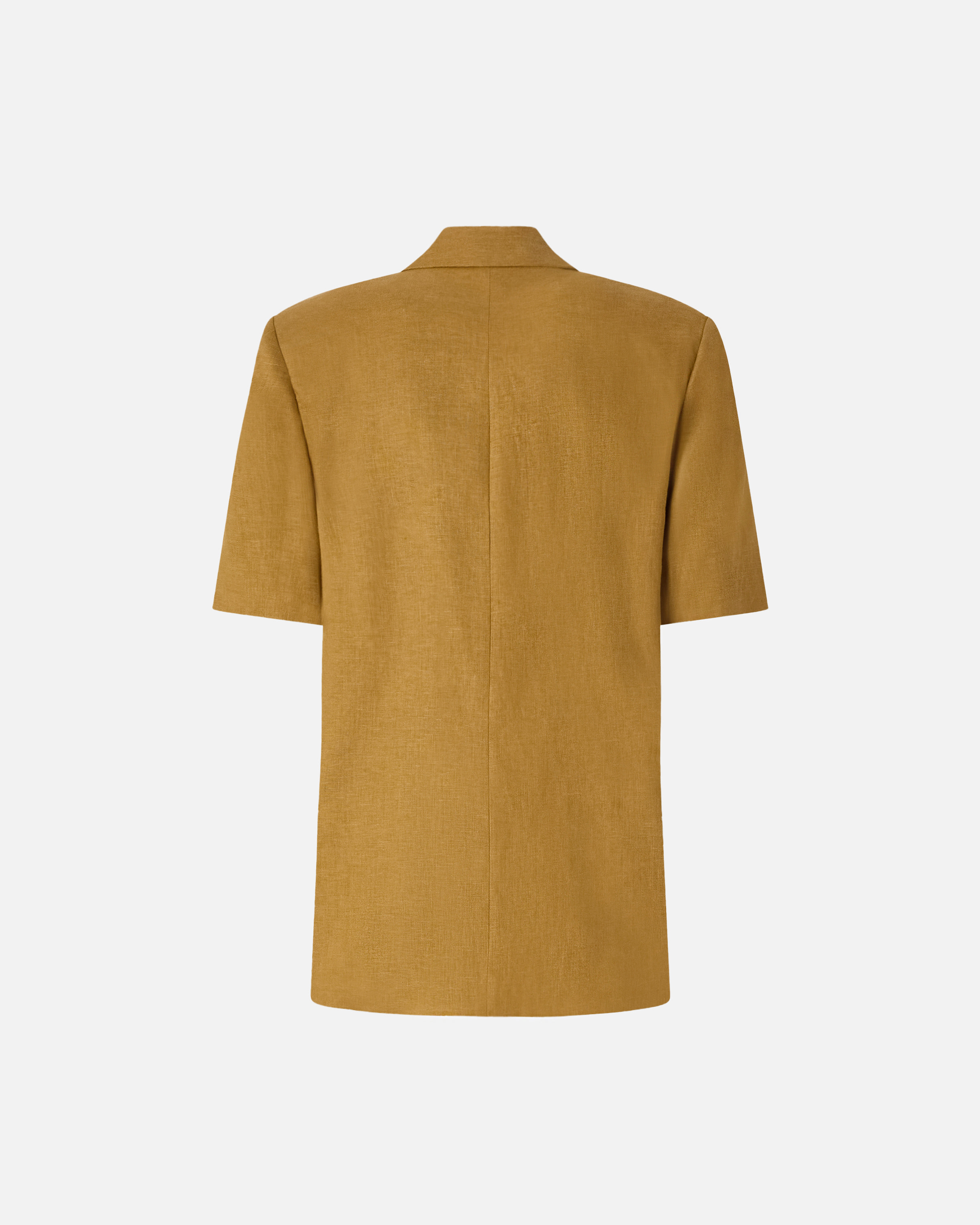 Veste à manches courtes en lin PINKO Orange