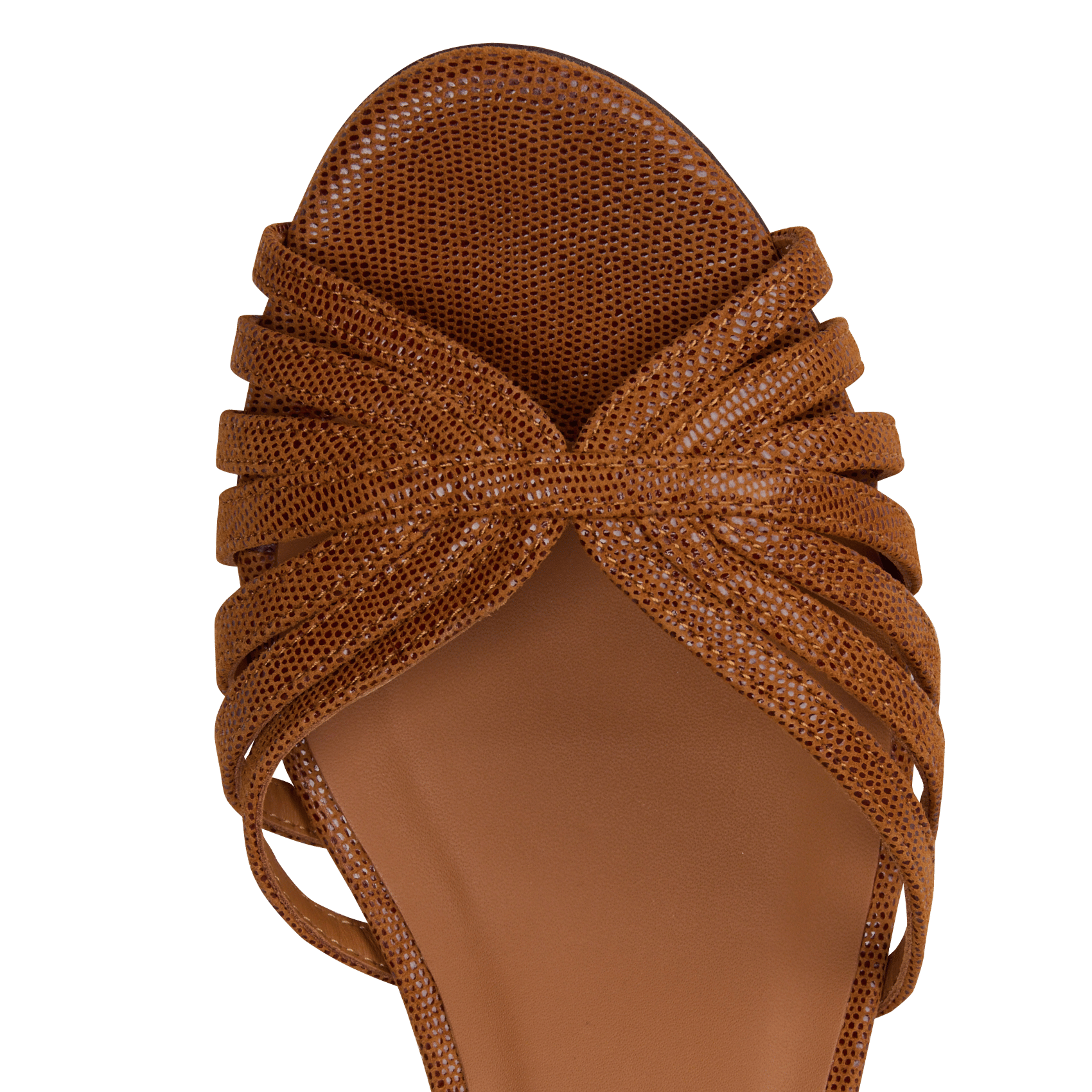 Alice - Ledersandalen mit Absatz RIVECOUR Braun