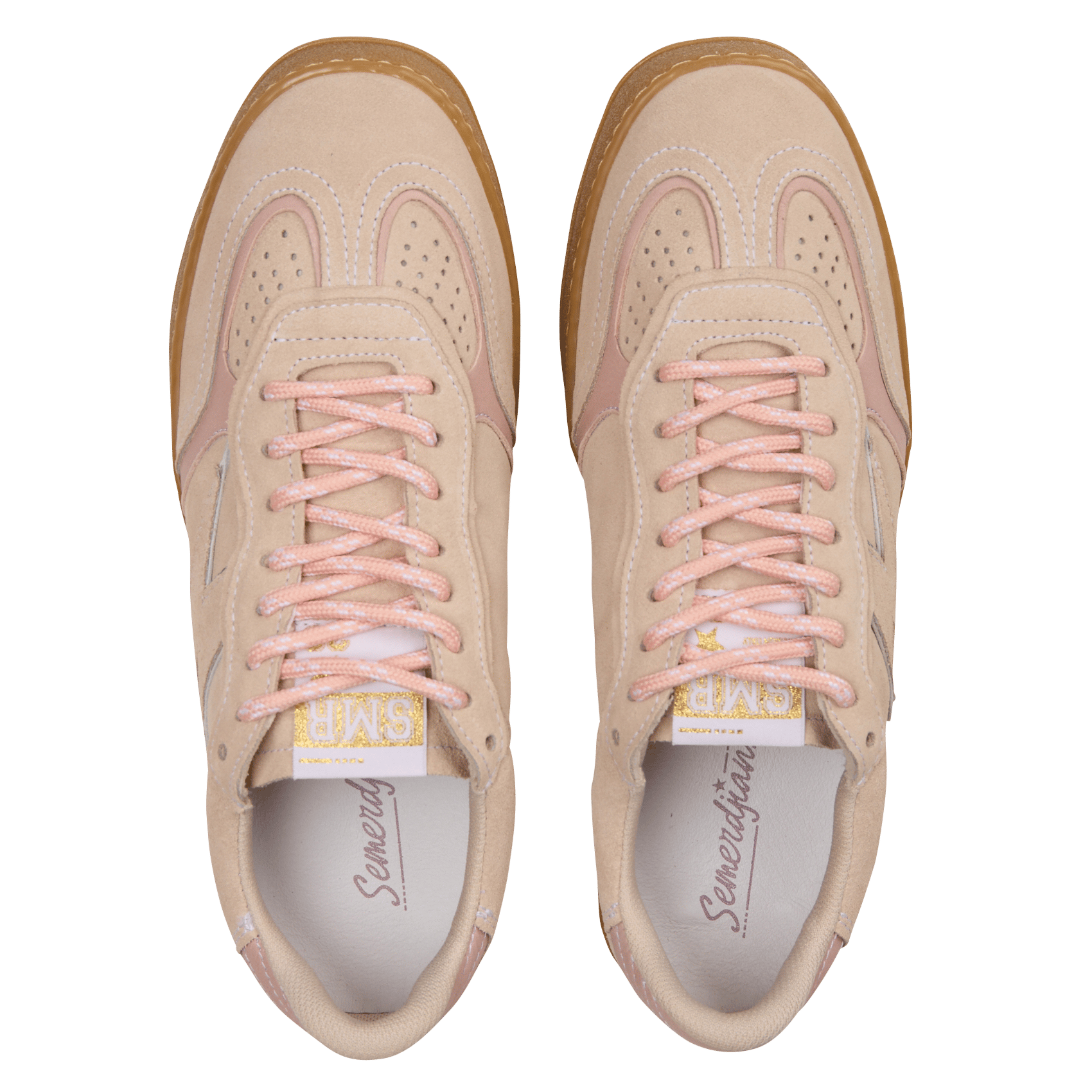 Baskets basses en cuir SEMERDJIAN - SMR Beige