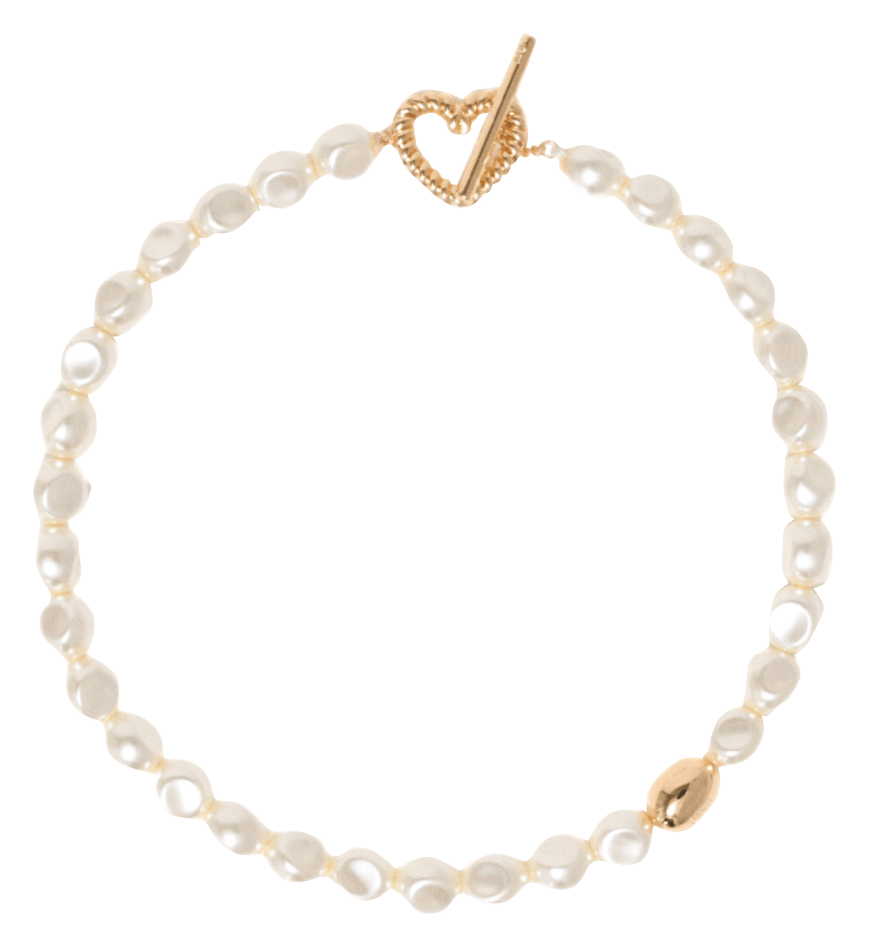 Collier ras du cou en laiton MAJE Doré