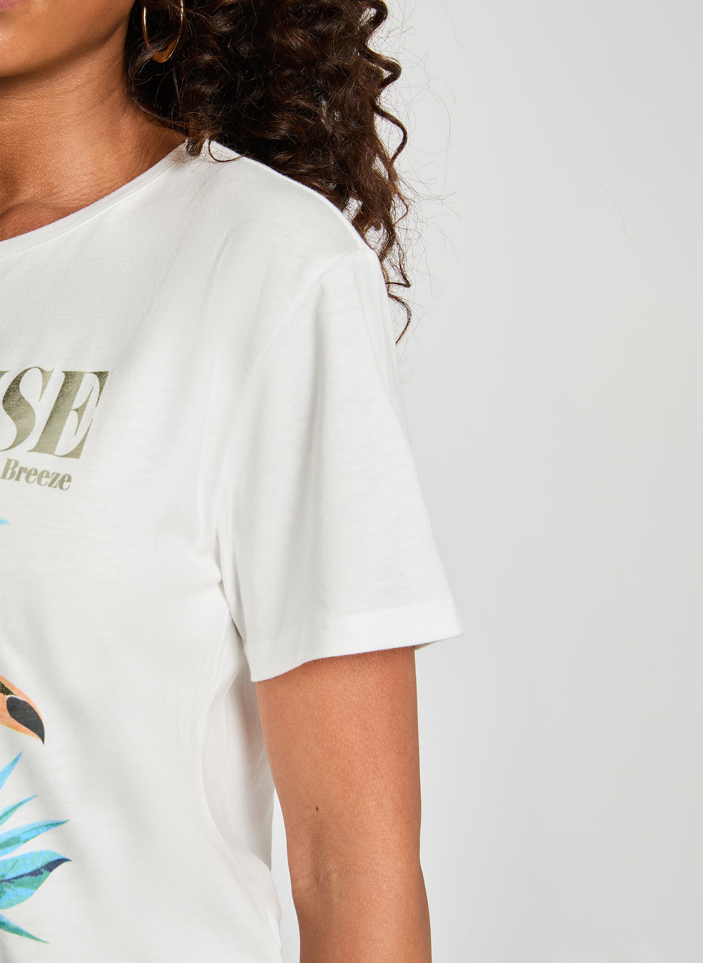 T-shirt droit imprimé MORGAN Weiss