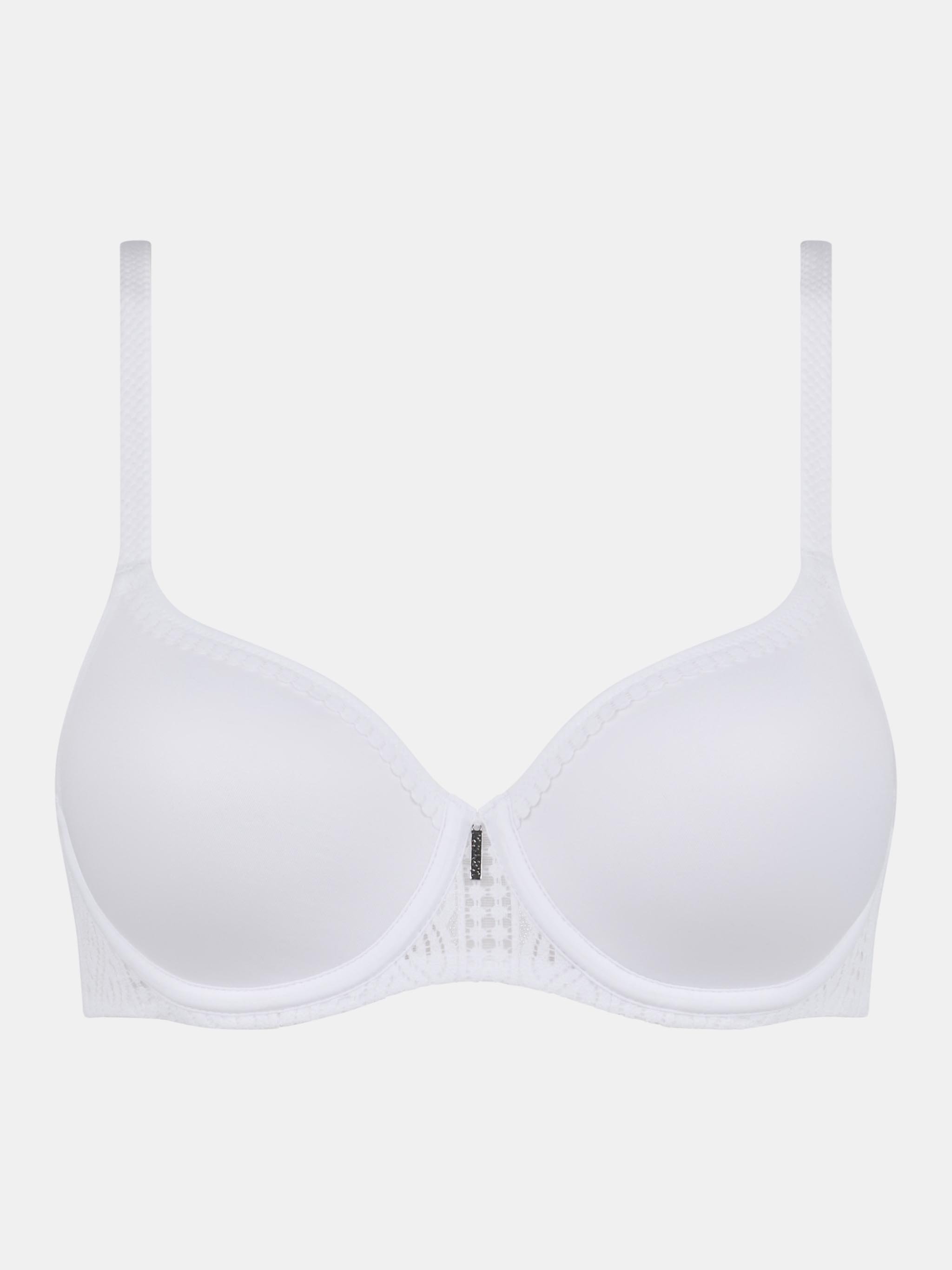 Memory foam very supportive bra with lace detailing | White CHANTELLE Women