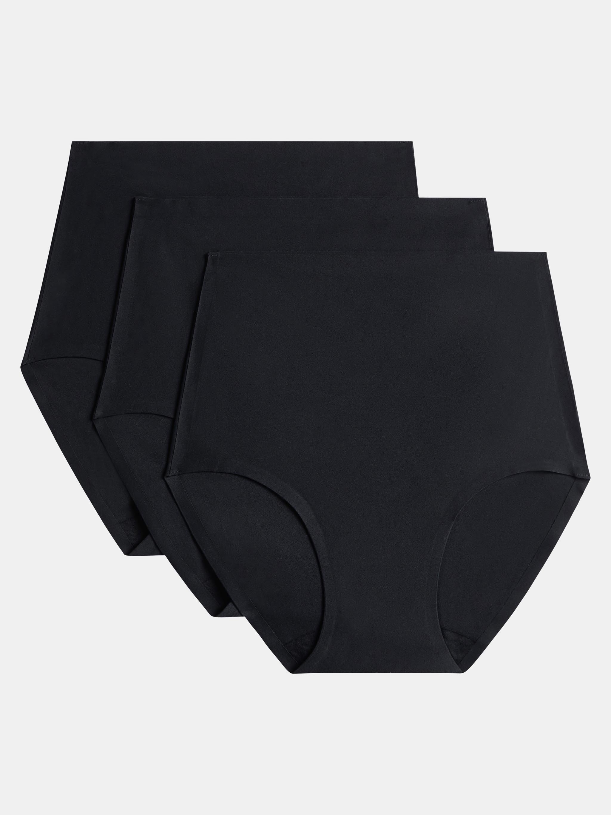 High-waisted culottes (pack of 3) CHANTELLE Black