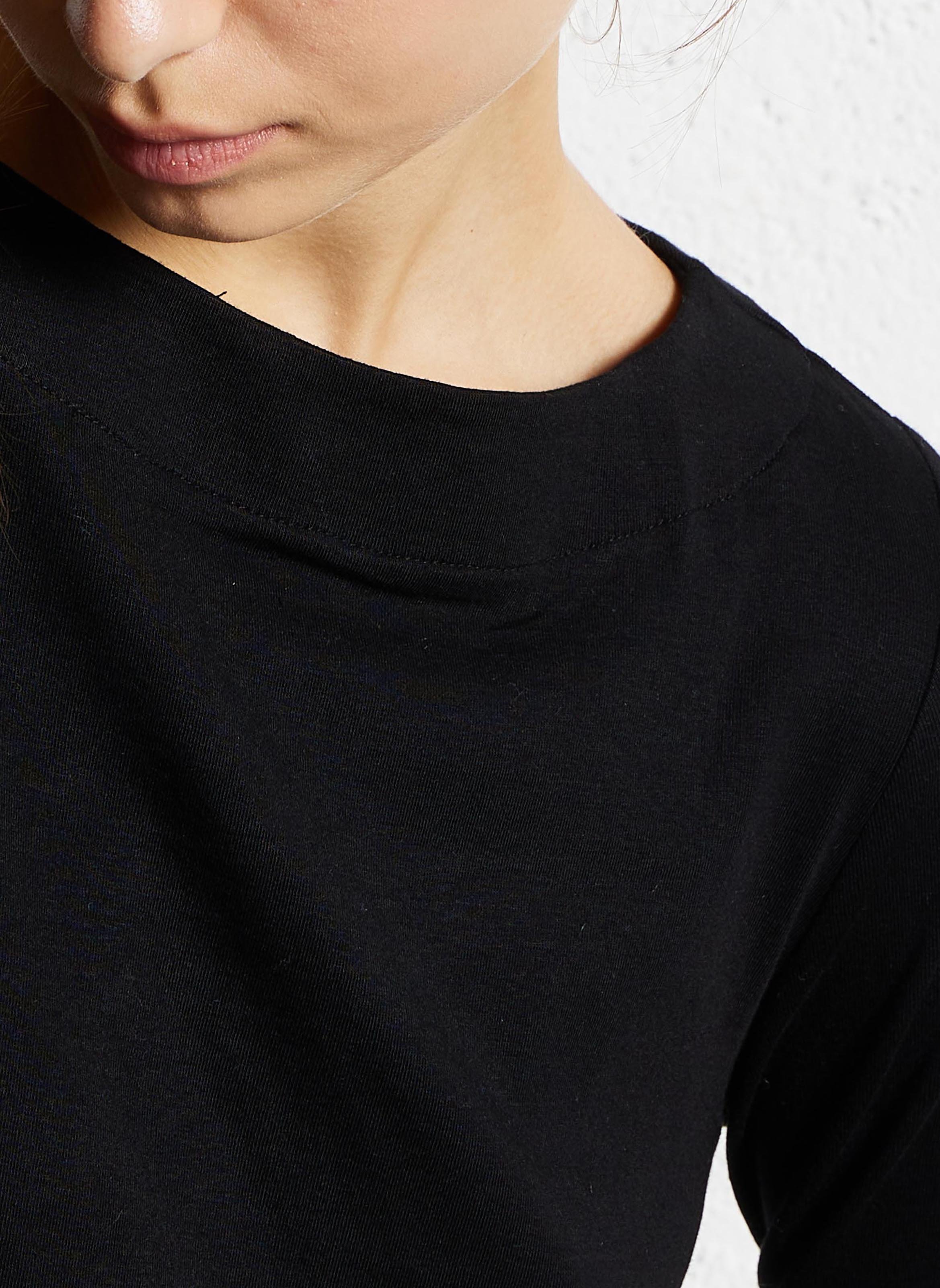 Straight-cut round-neck T-shirt MAISON 123 Black