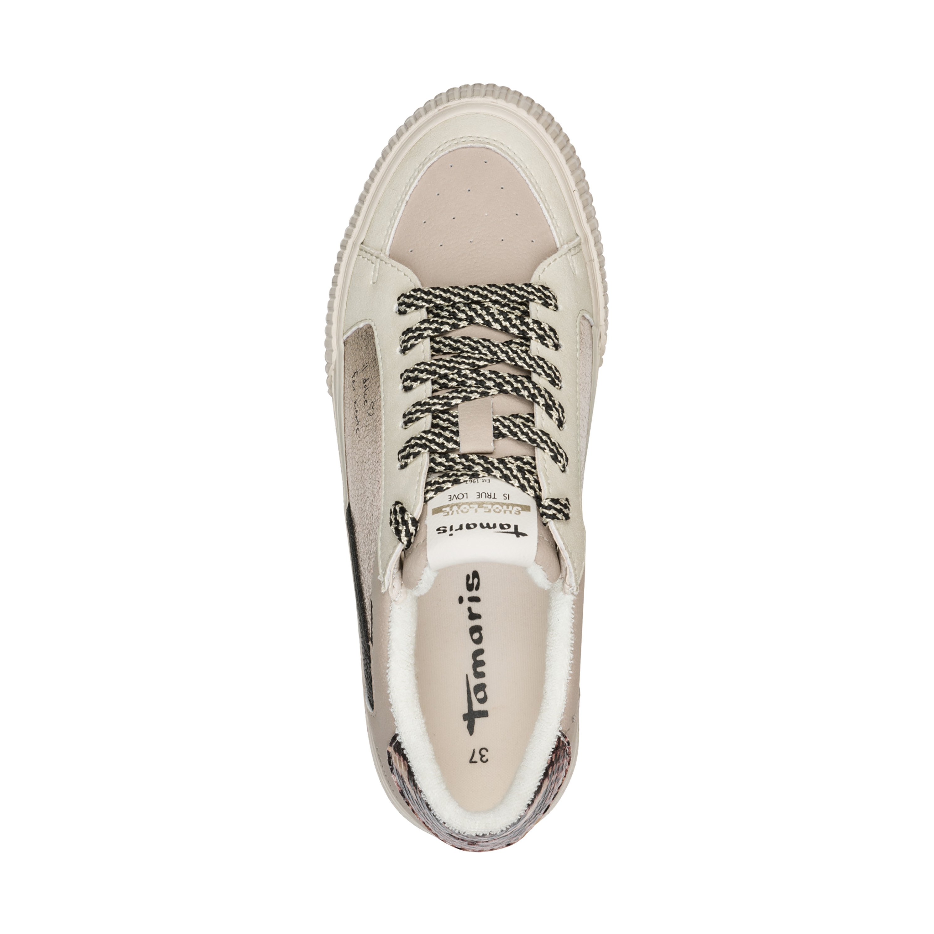 Lace-up sneakers TAMARIS Brown