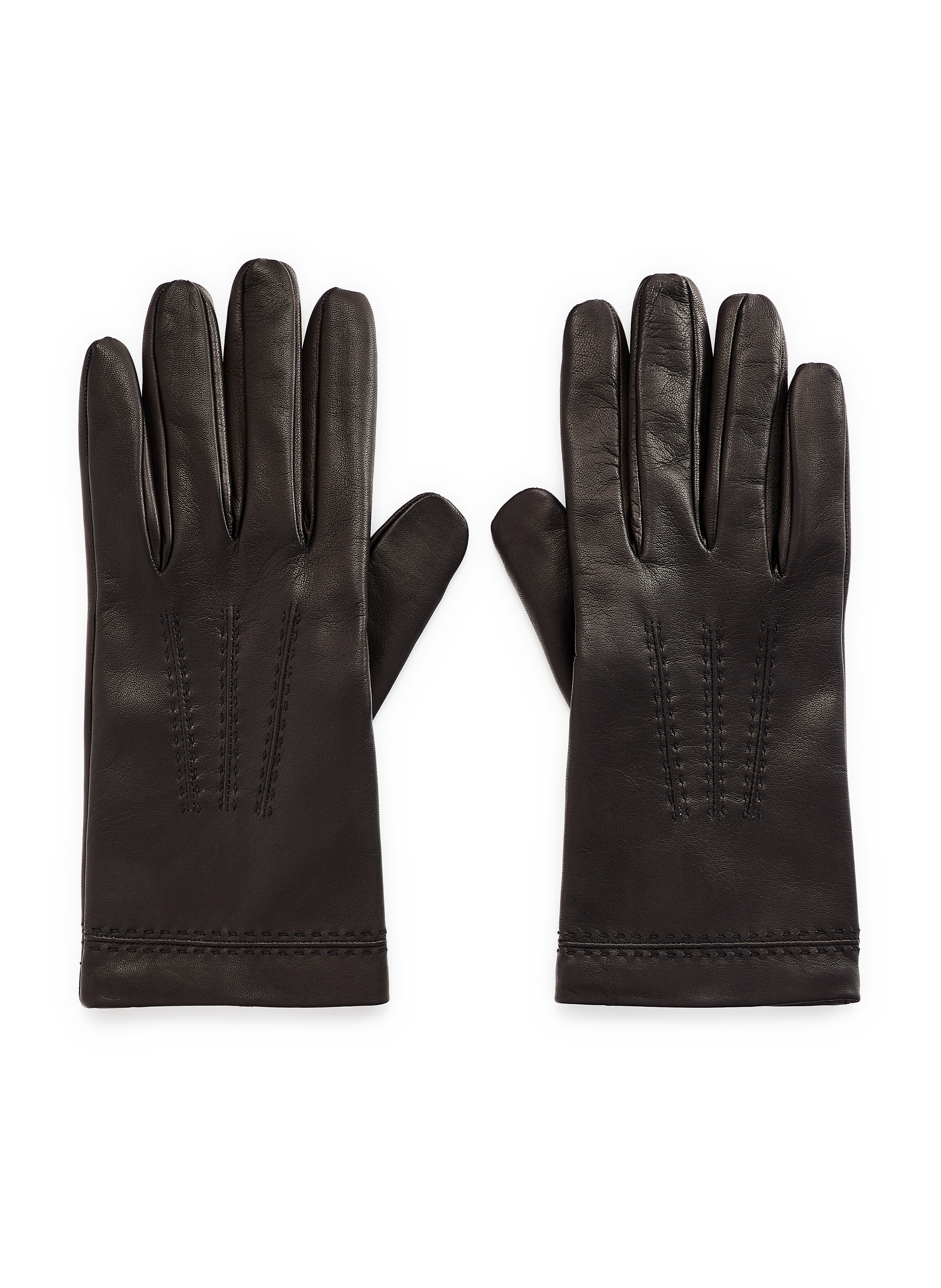 Leather gloves GT LEP 929 3 flat saddler bag SAISON 1865 Black