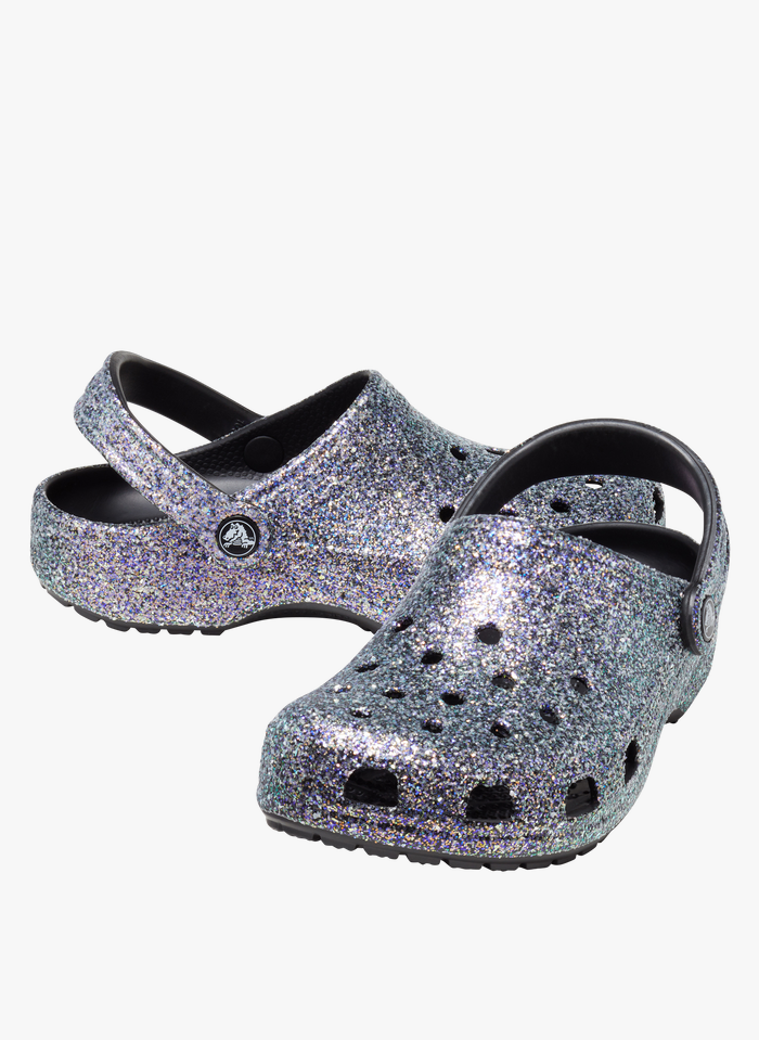 Glitter Clogs Black Multi Crocs - Women | Place des Tendances