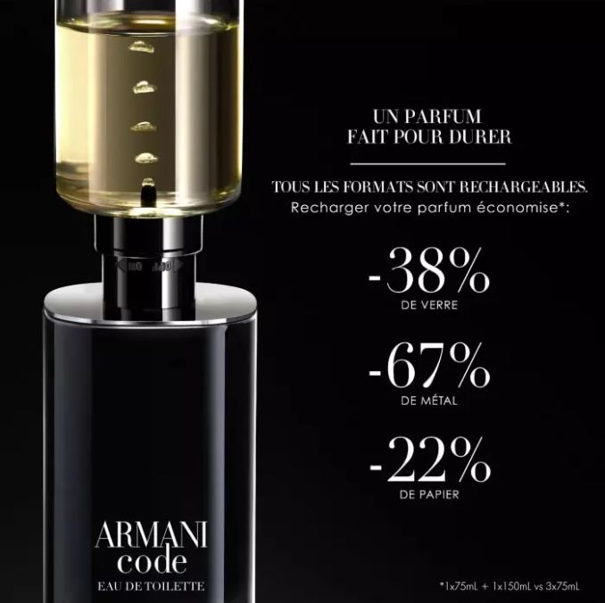 Spring Summer collection ARMANI CODE EAU DE TOILETTE REFILL ARMANI