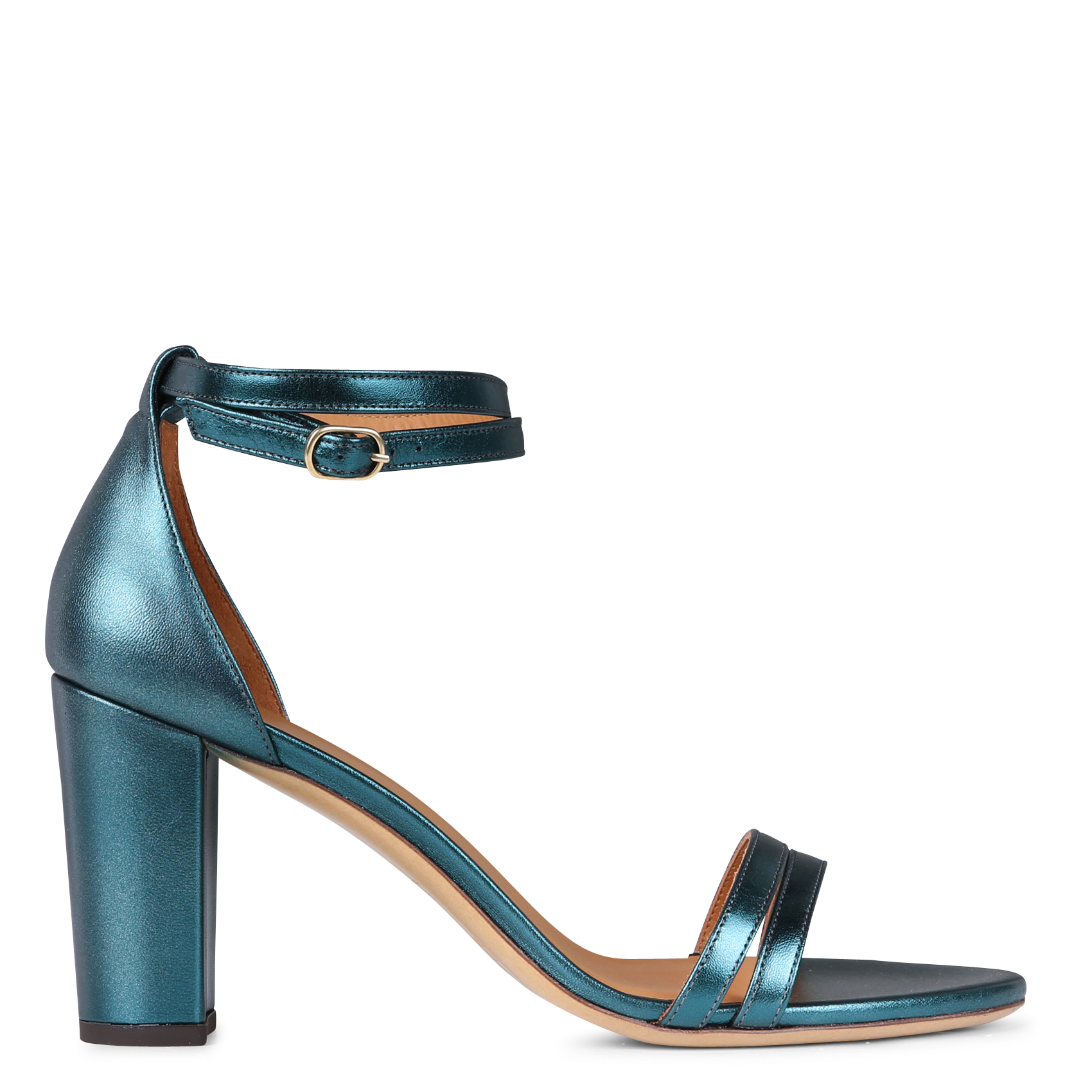 Sandales à talons en cuir  RIVECOUR Vert