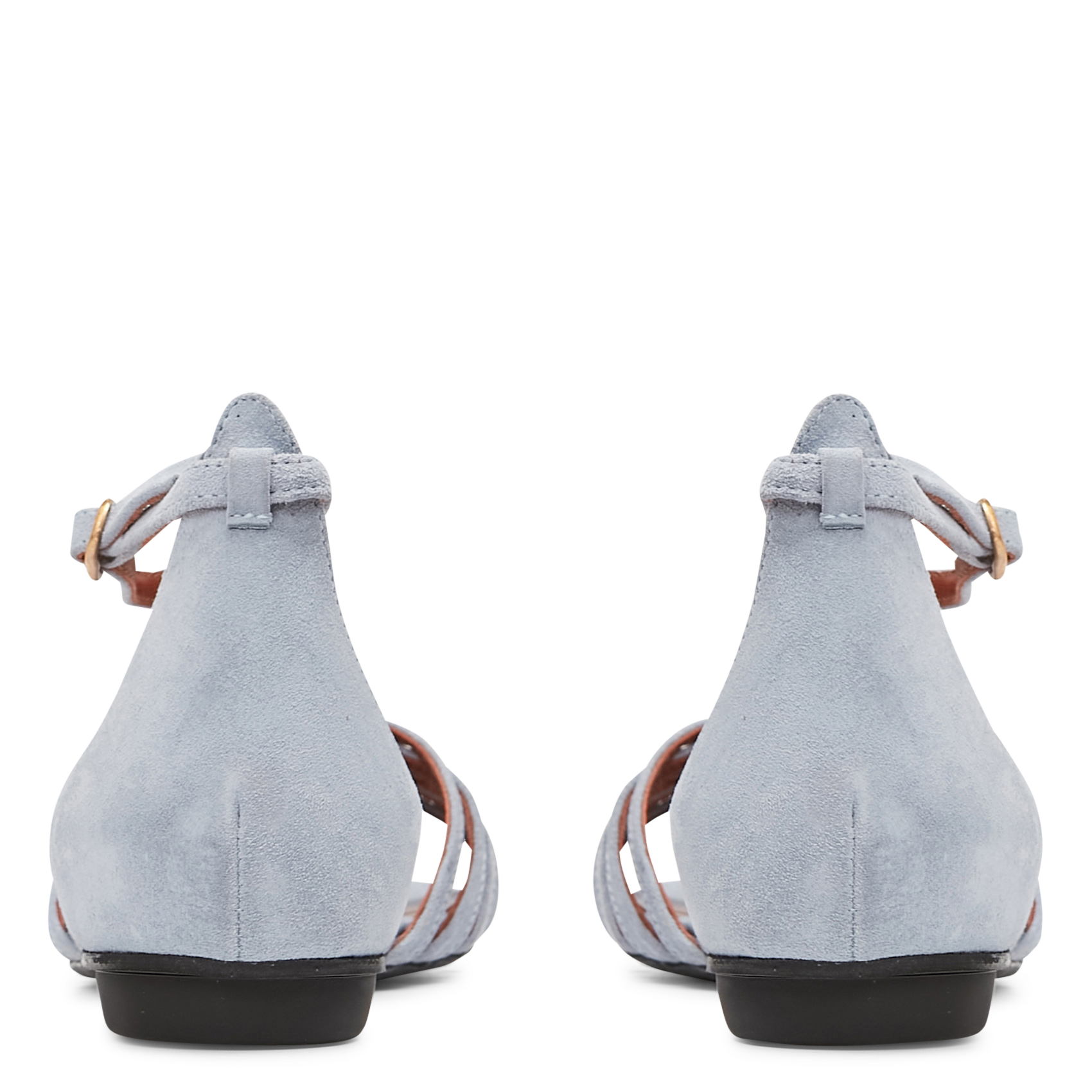 Platte, leren sandalen ANONYMOUS COPENHAGEN Blauw