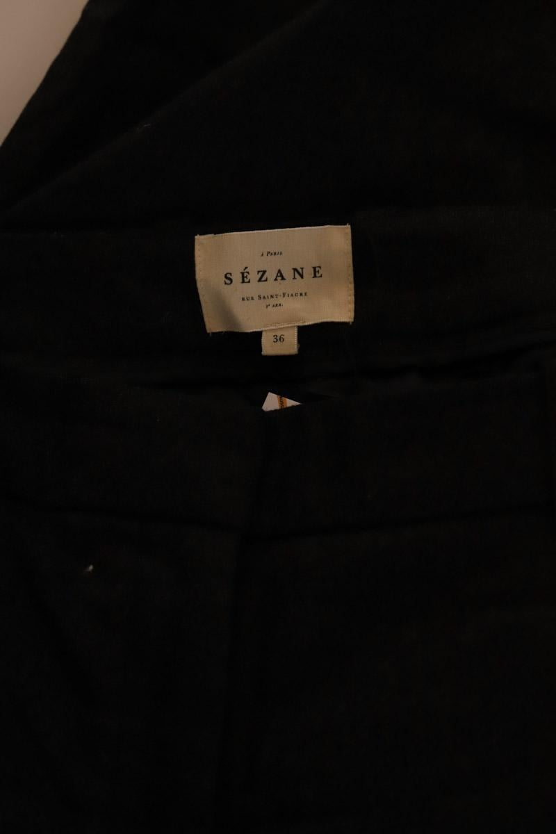 Alpha slim wool trousers SEZANE - Seconde main Grey