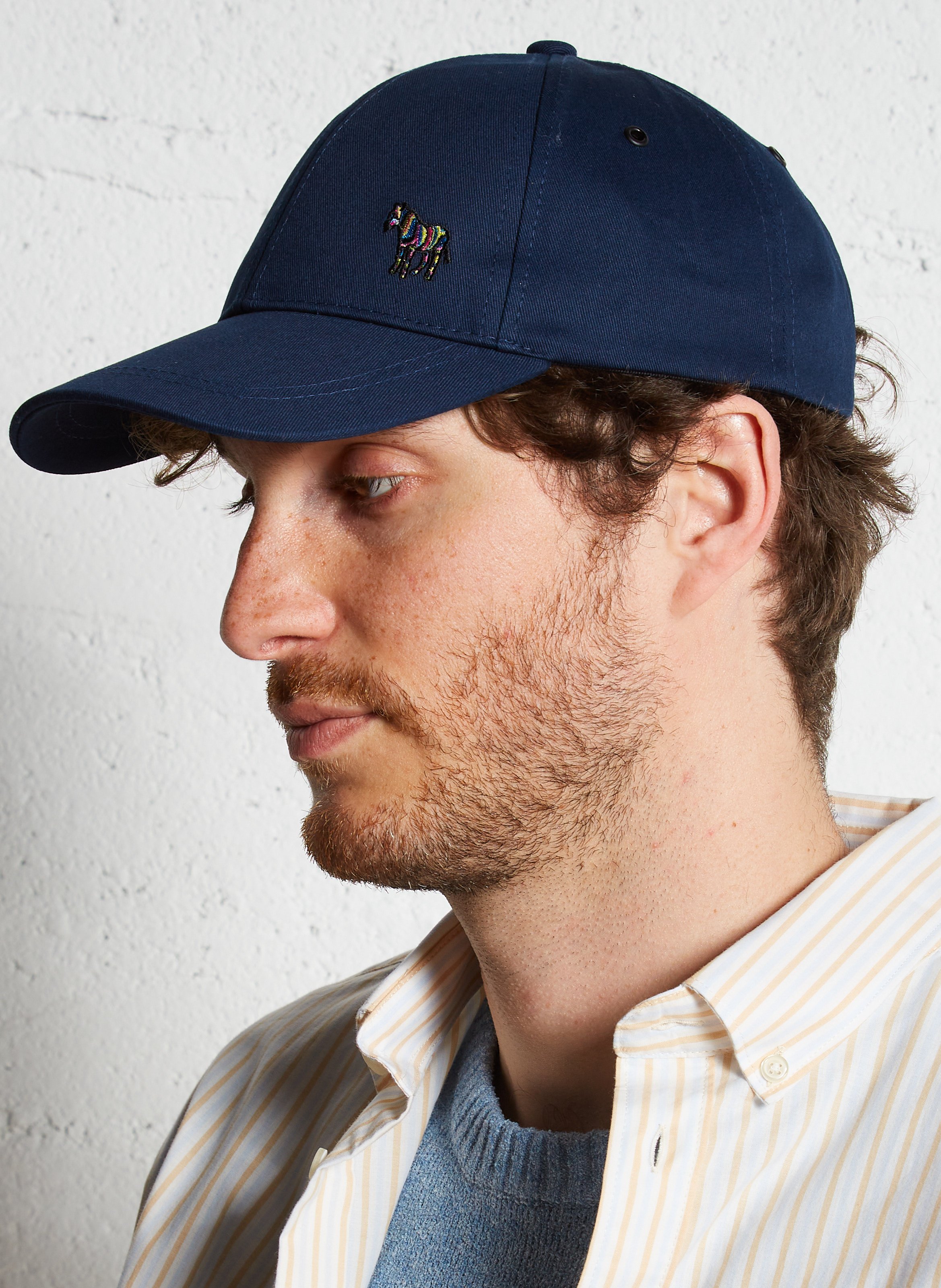 Organic cotton cap PAUL SMITH Blue