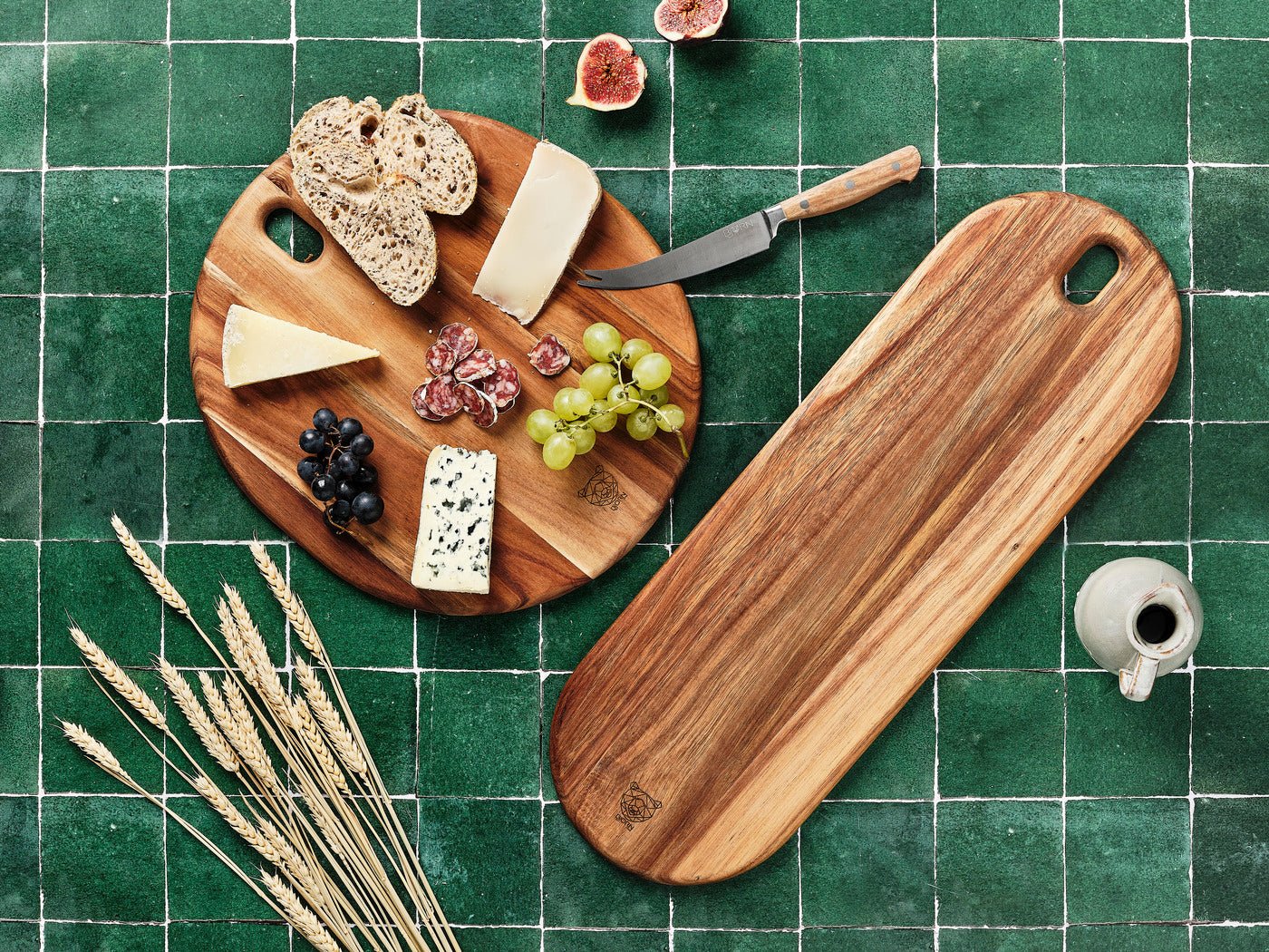 Acacia Wood Cutting Board Elin - 55 x 18cm BJORN Brown