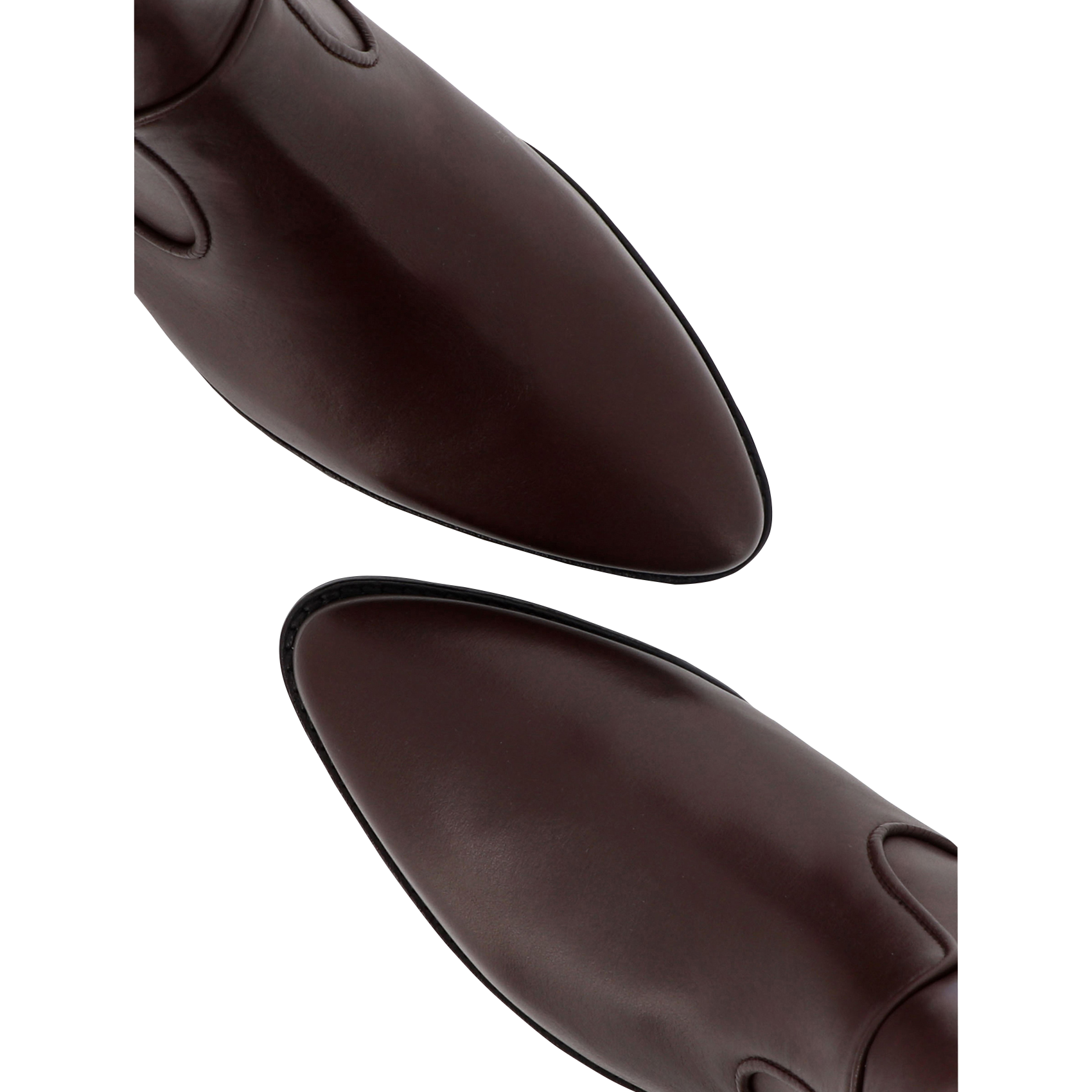 Bottines en cuir SOCQUE PARIS Marron