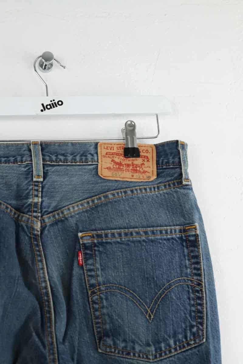 501? straight cotton jeans LEVI'S - Seconde main Blue