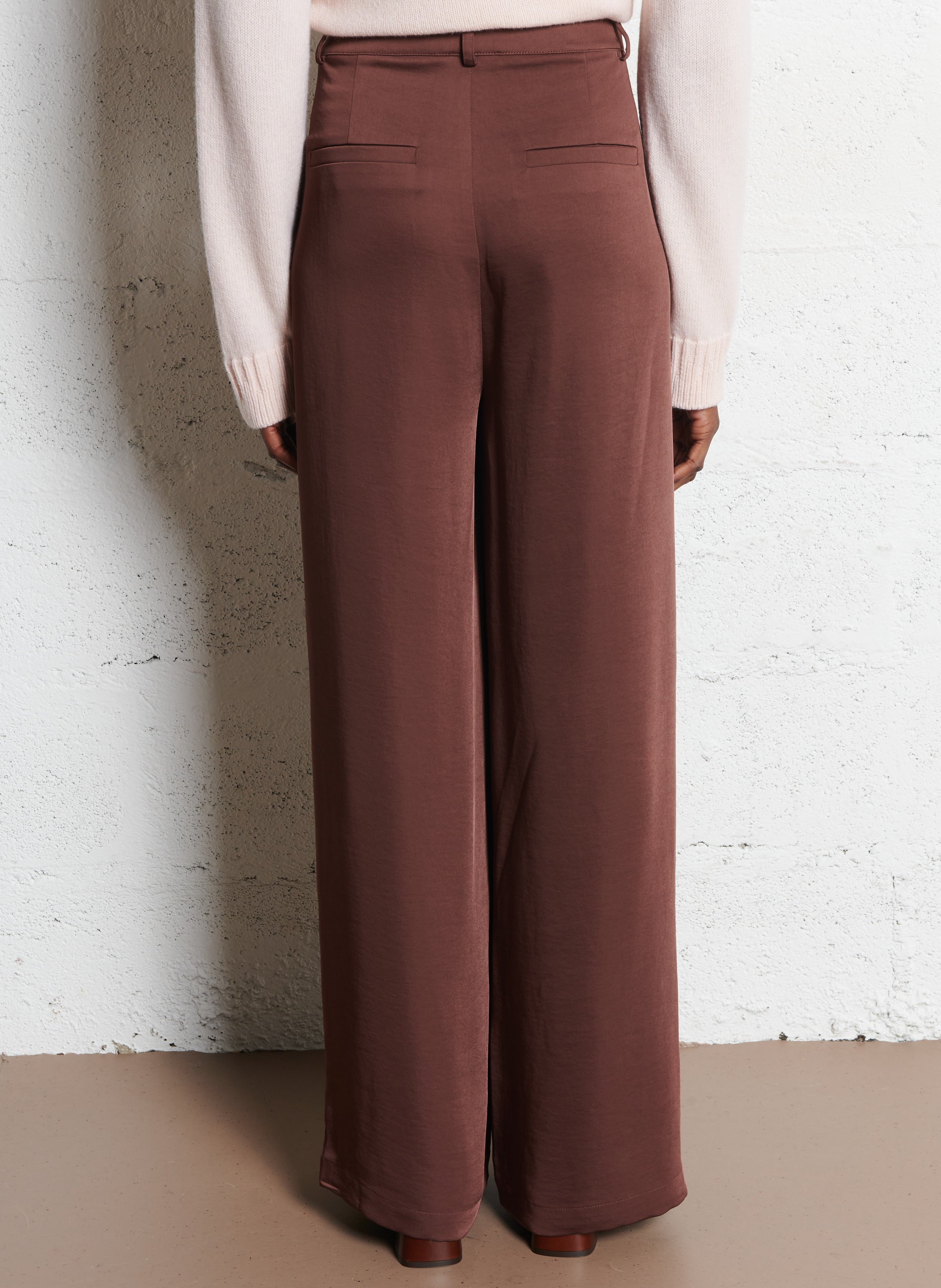 Wide trousers MAISON 123 Brown